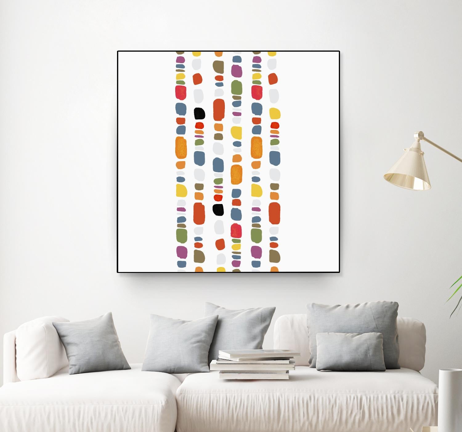 Pebble I by PI Studio on GIANT ART - orange abstract