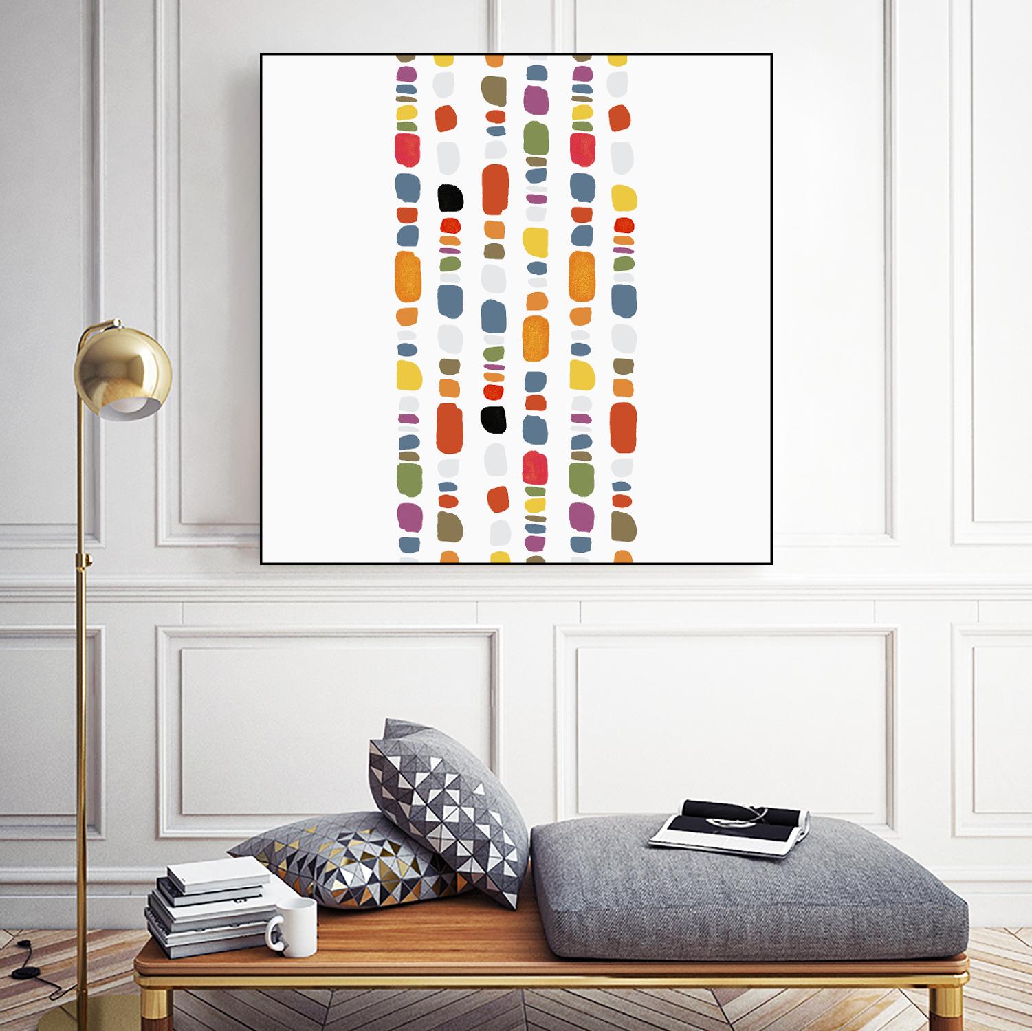 Pebble I by PI Studio on GIANT ART - orange abstract