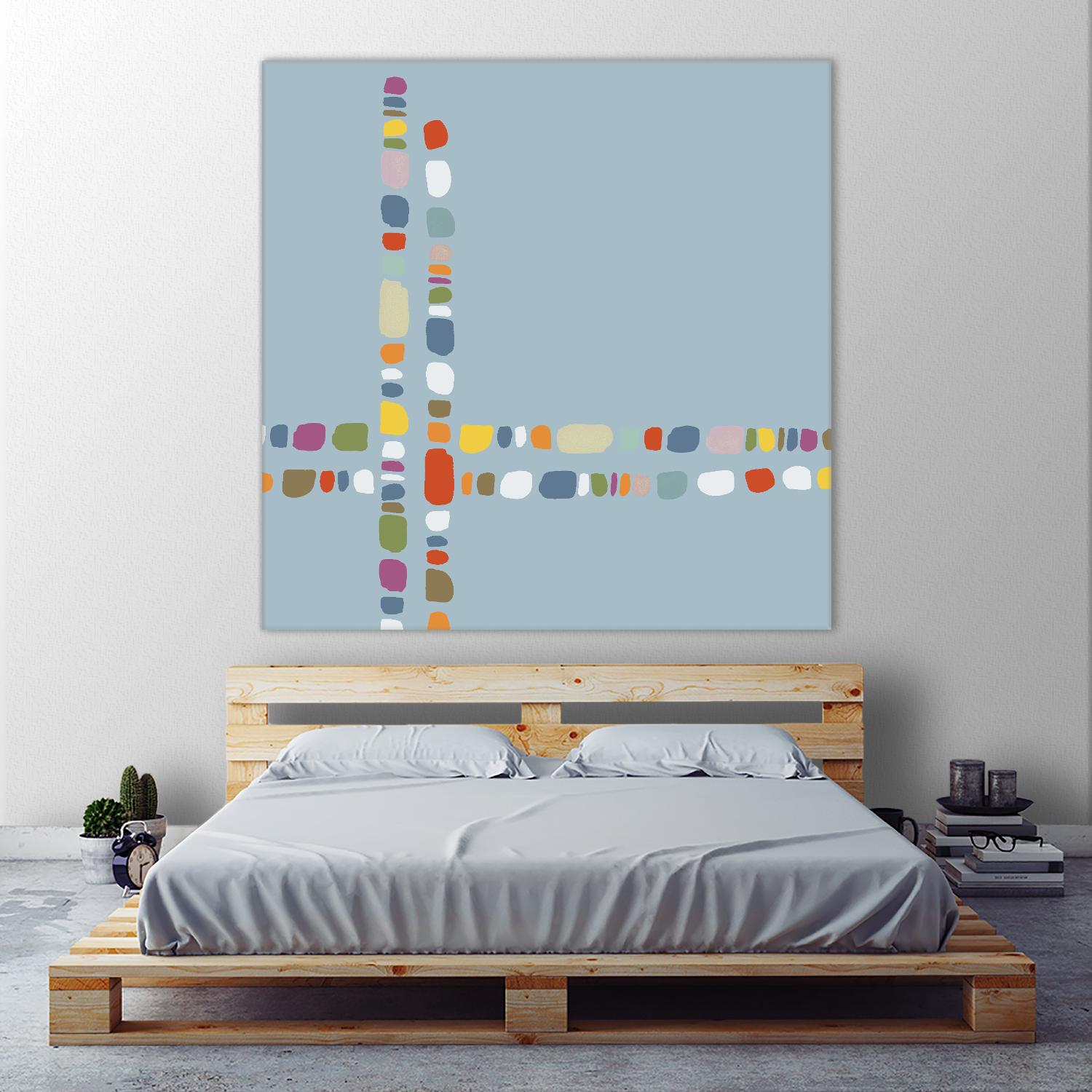 Pebble II by PI Studio on GIANT ART - white abstract