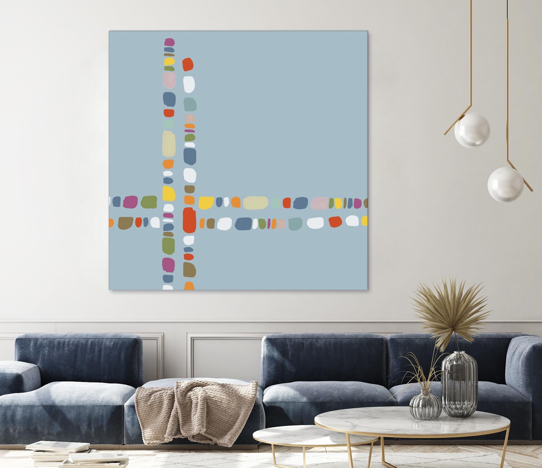Pebble II by PI Studio on GIANT ART - white abstract