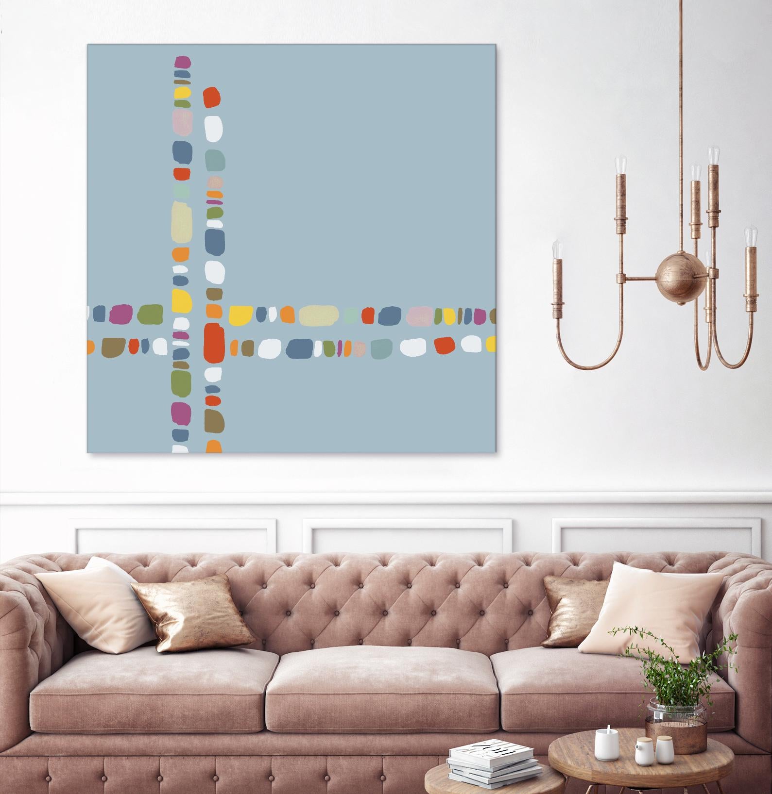 Pebble II by PI Studio on GIANT ART - white abstract