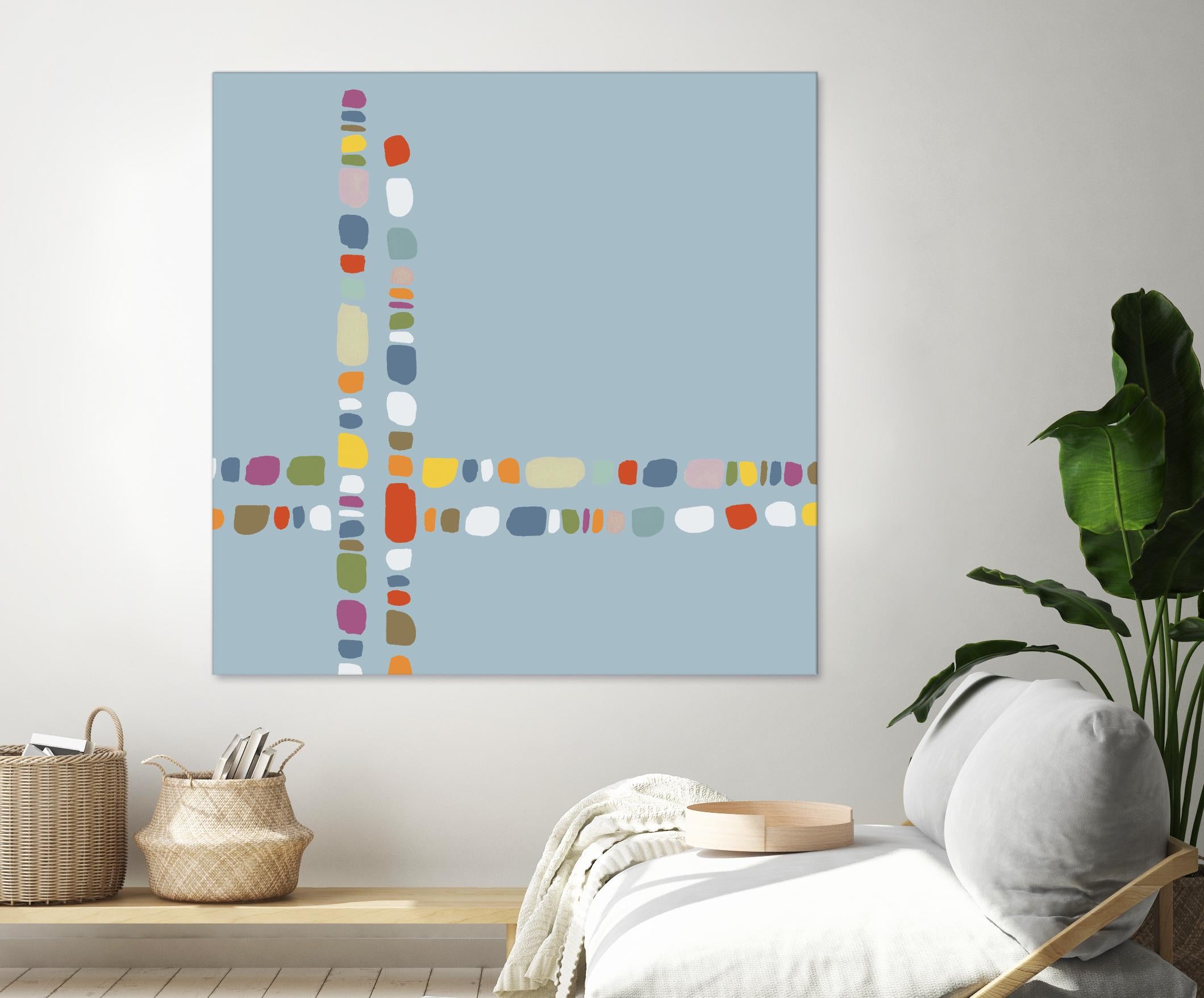Pebble II by PI Studio on GIANT ART - white abstract