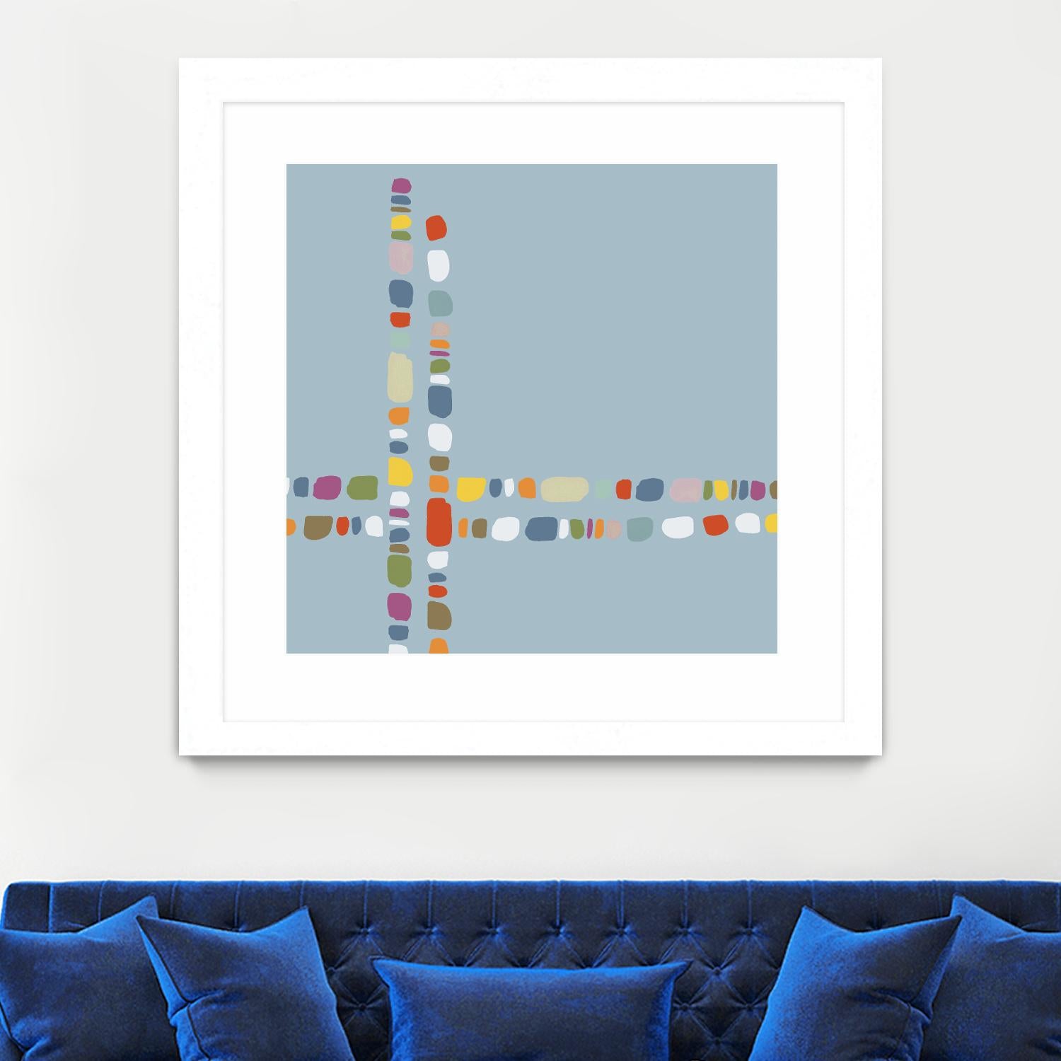 Pebble II by PI Studio on GIANT ART - white abstract