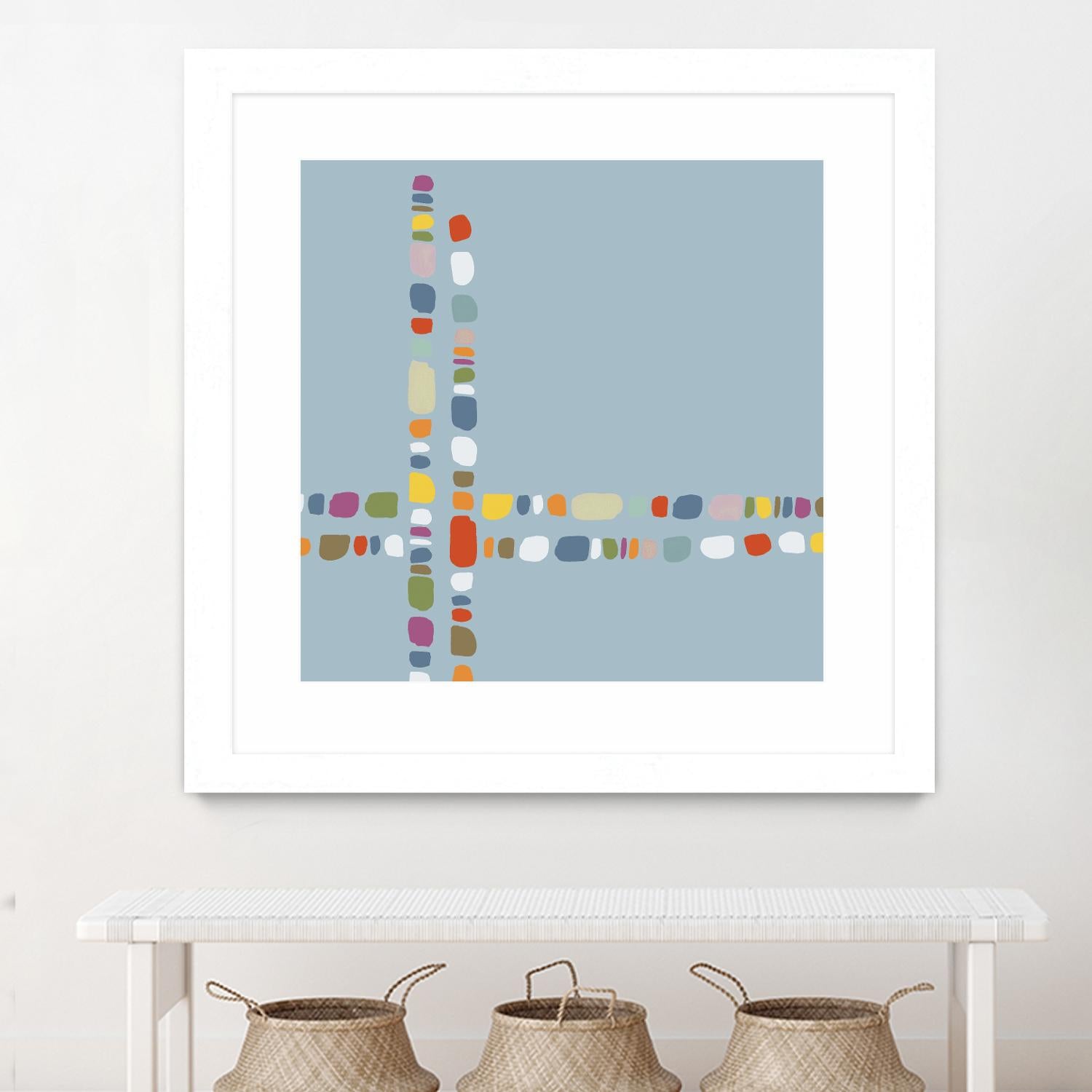 Pebble II by PI Studio on GIANT ART - white abstract