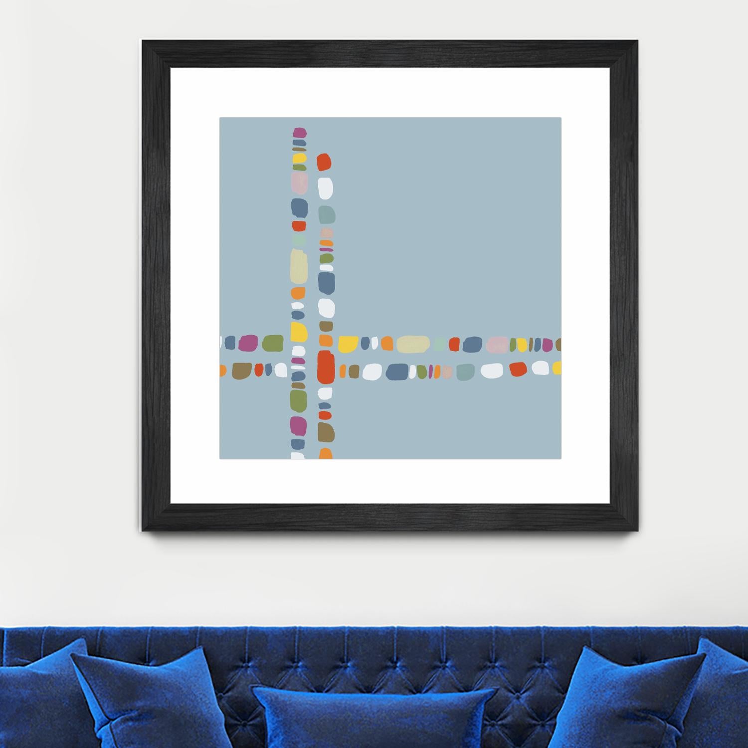 Pebble II by PI Studio on GIANT ART - white abstract