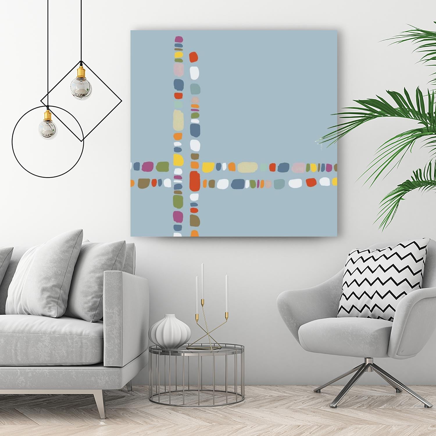 Pebble II by PI Studio on GIANT ART - white abstract