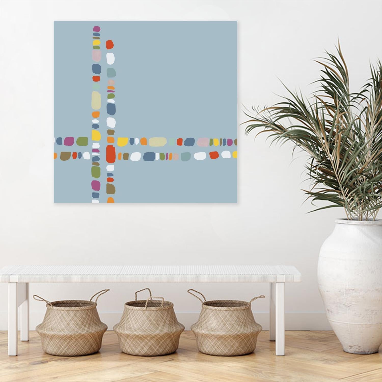 Pebble II by PI Studio on GIANT ART - white abstract