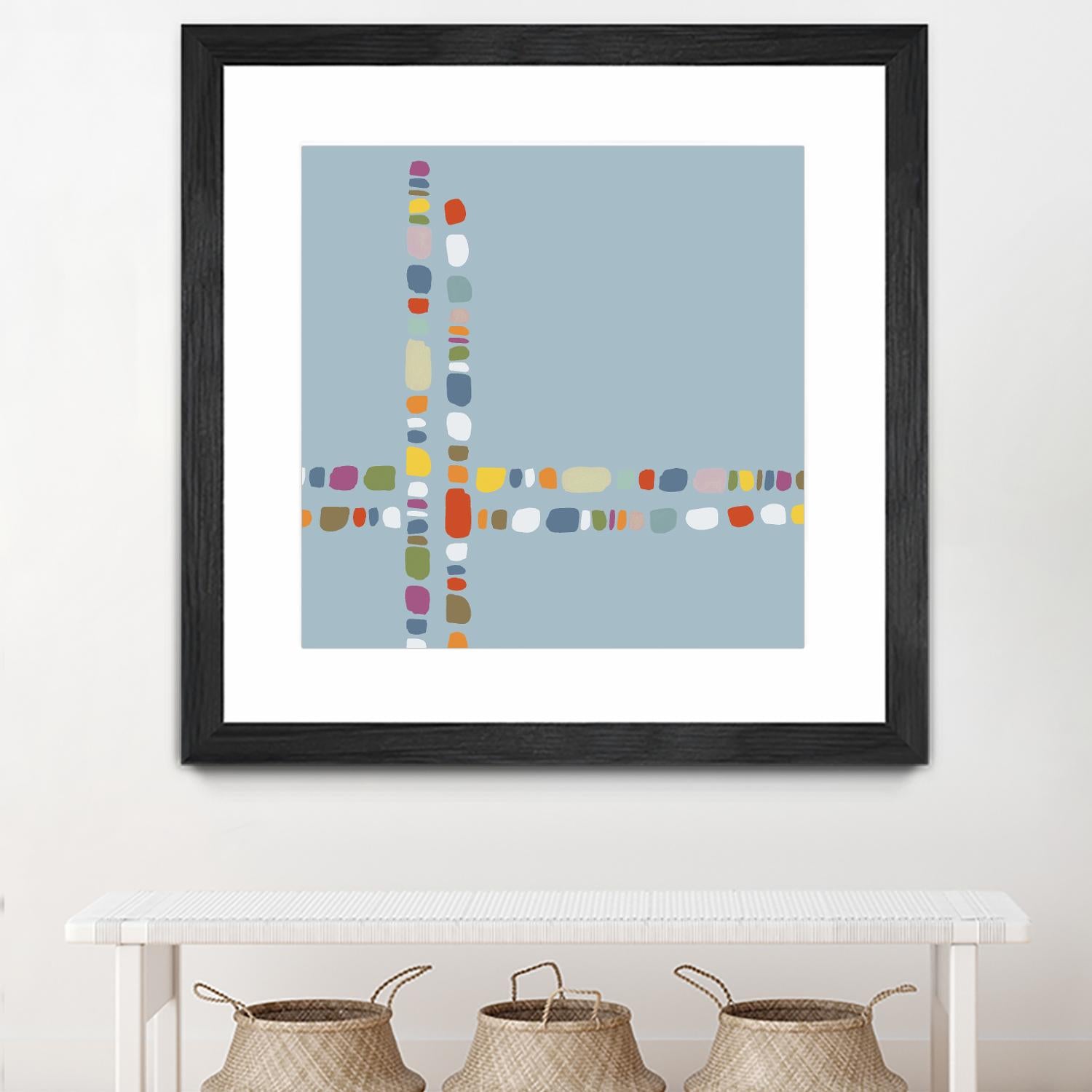 Pebble II by PI Studio on GIANT ART - white abstract