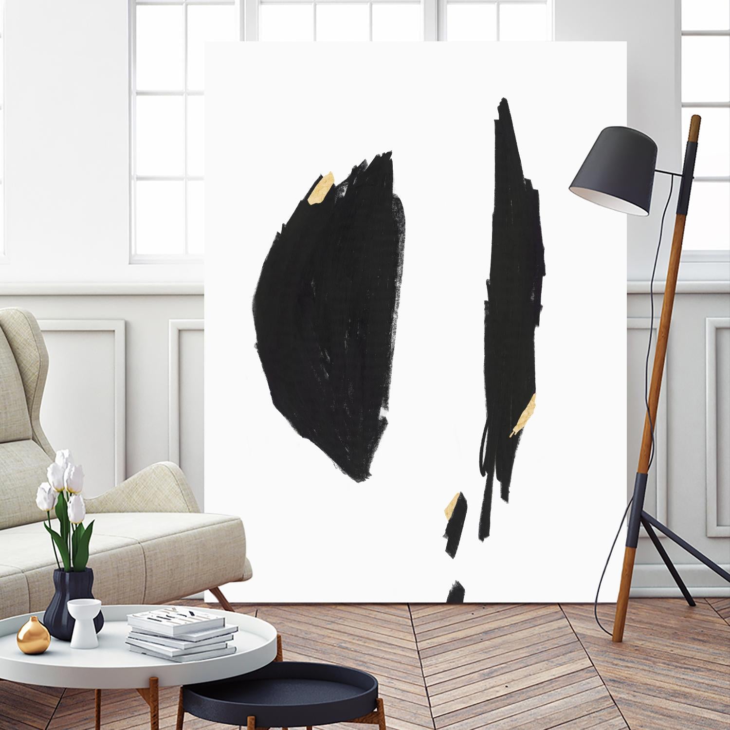 Failling I by PI Studio on GIANT ART - black abstract