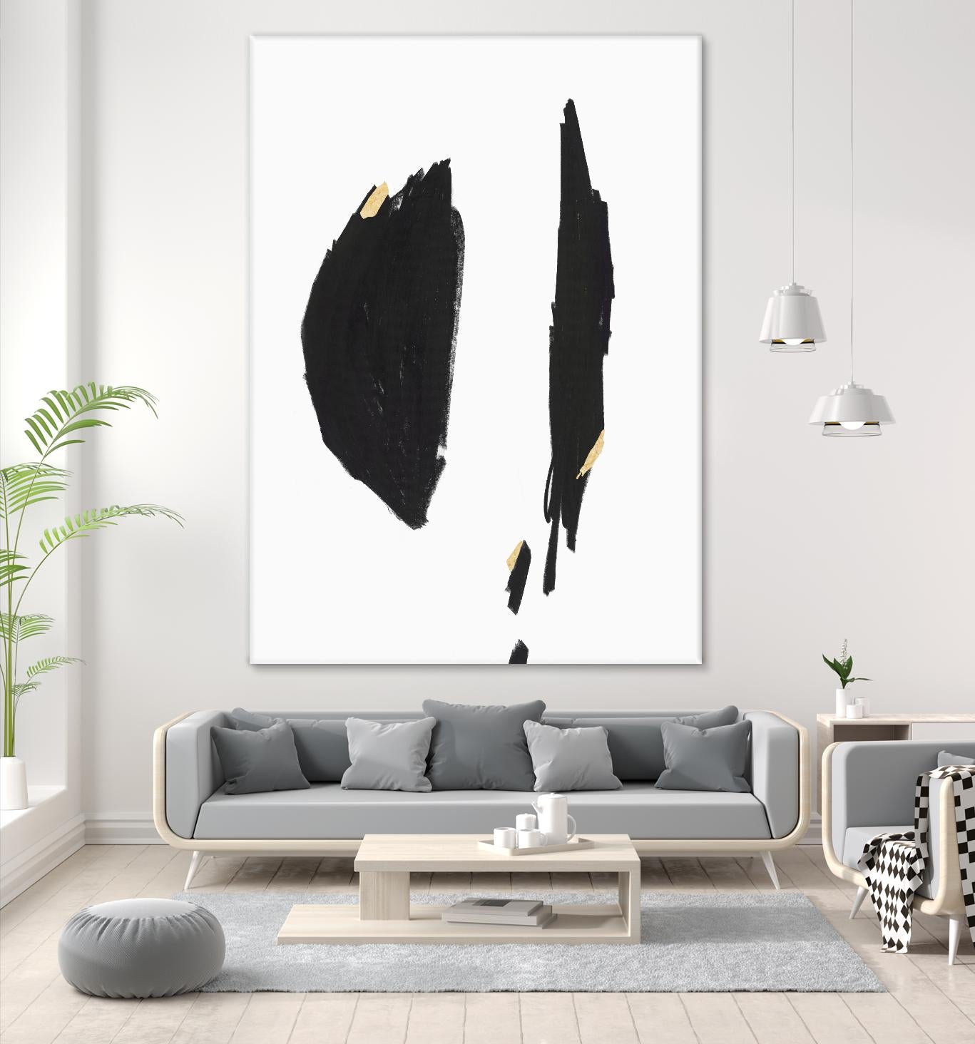 Failling I by PI Studio on GIANT ART - black abstract