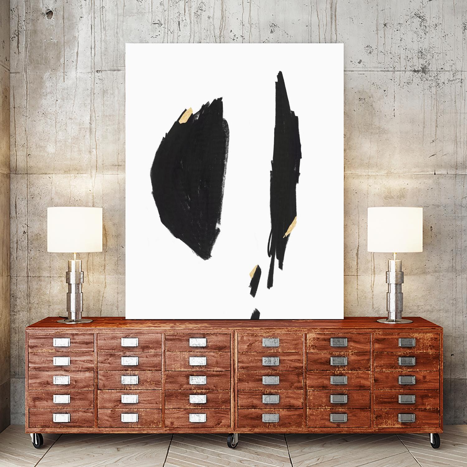 Failling I by PI Studio on GIANT ART - black abstract
