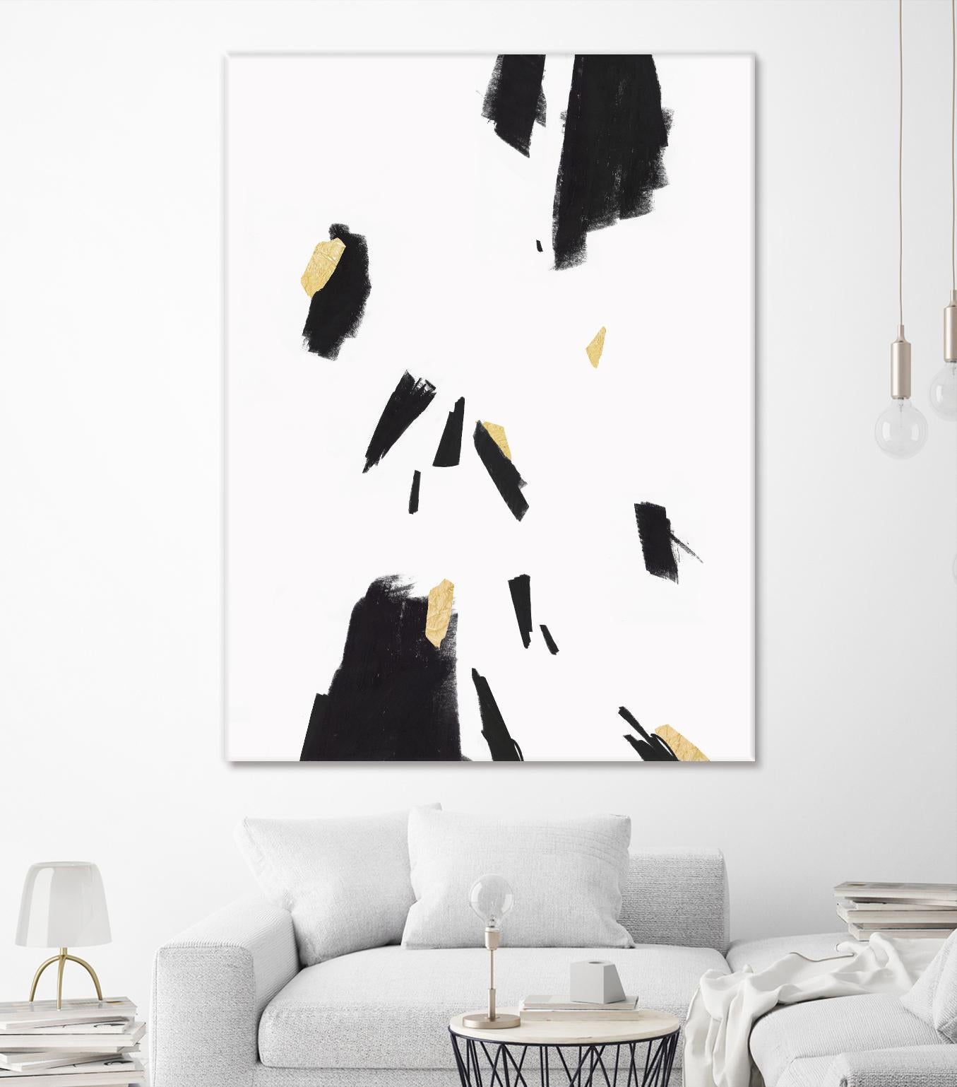 Falling II by PI Studio on GIANT ART - black abstract
