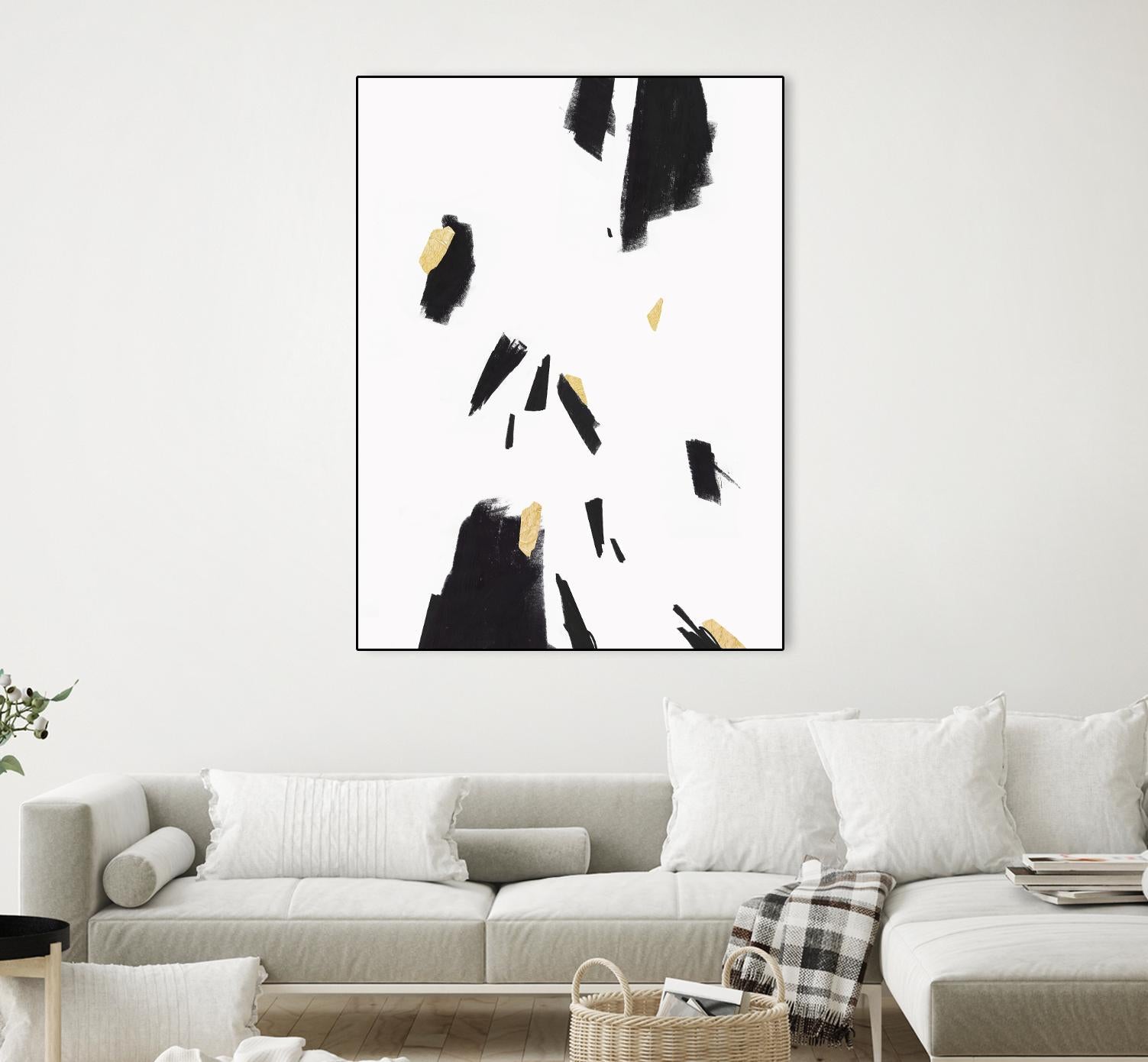 Falling II by PI Studio on GIANT ART - black abstract