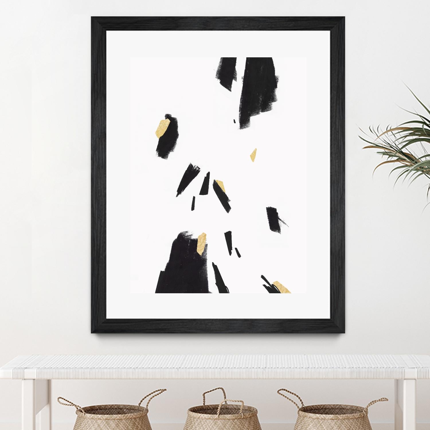 Falling II by PI Studio on GIANT ART - black abstract