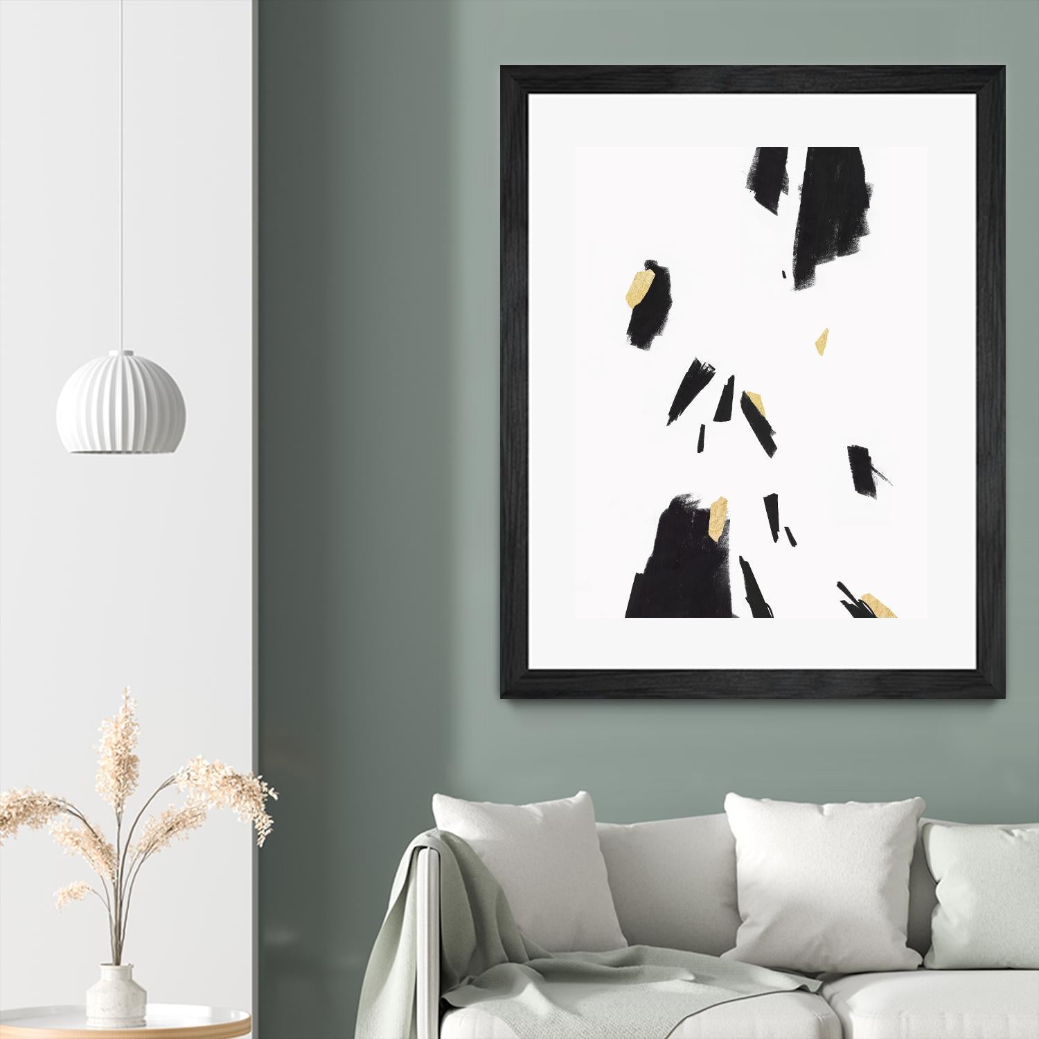 Falling II by PI Studio on GIANT ART - black abstract