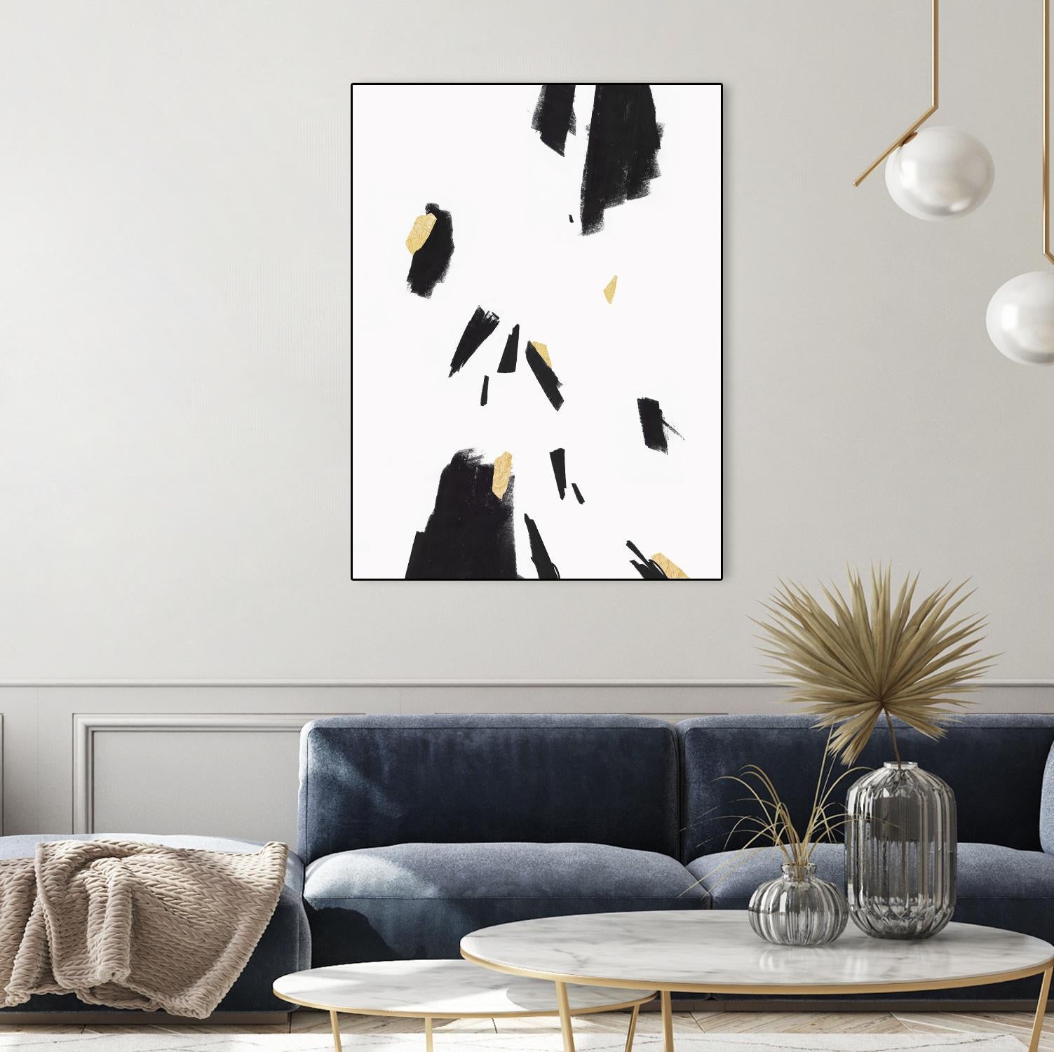 Falling II by PI Studio on GIANT ART - black abstract