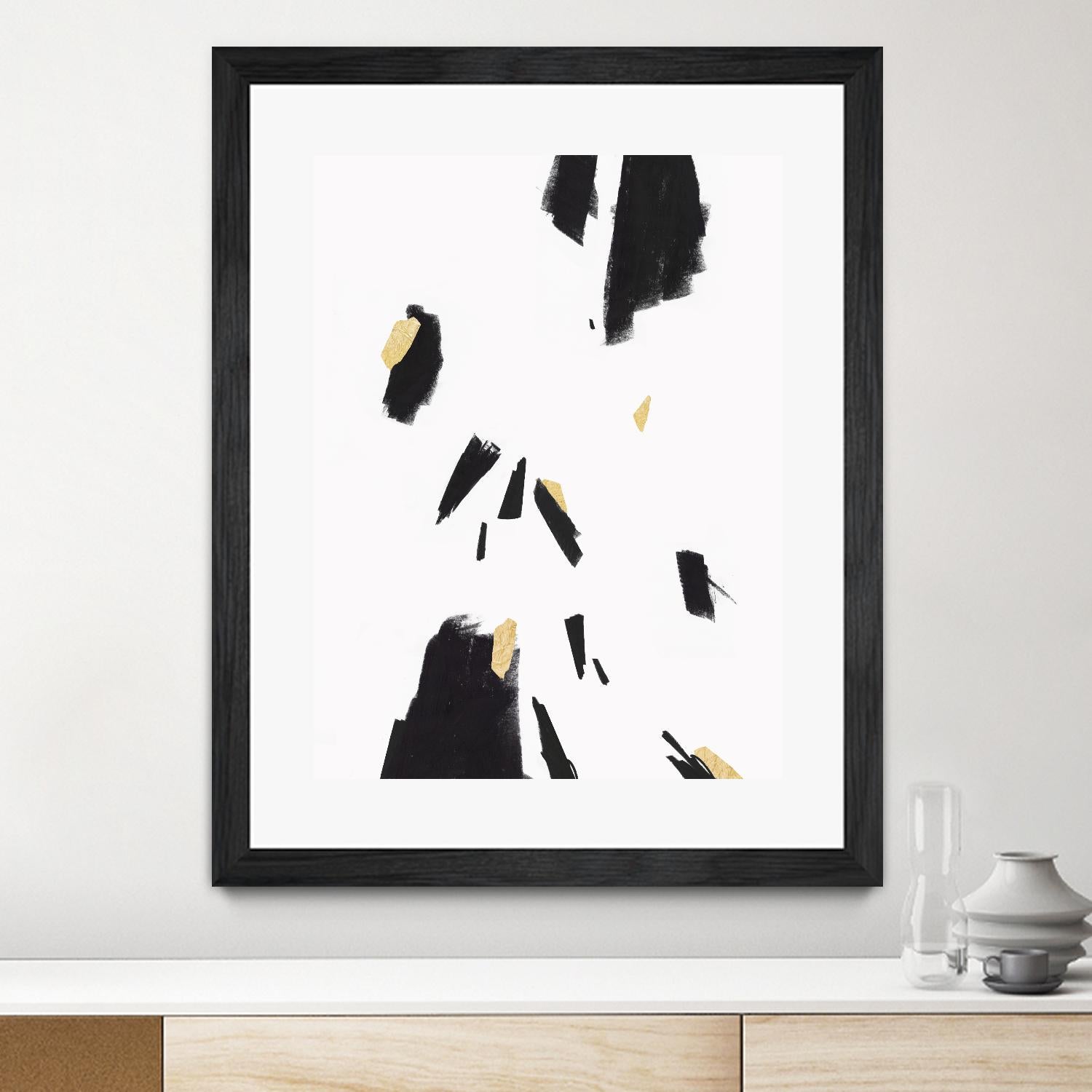 Falling II by PI Studio on GIANT ART - black abstract