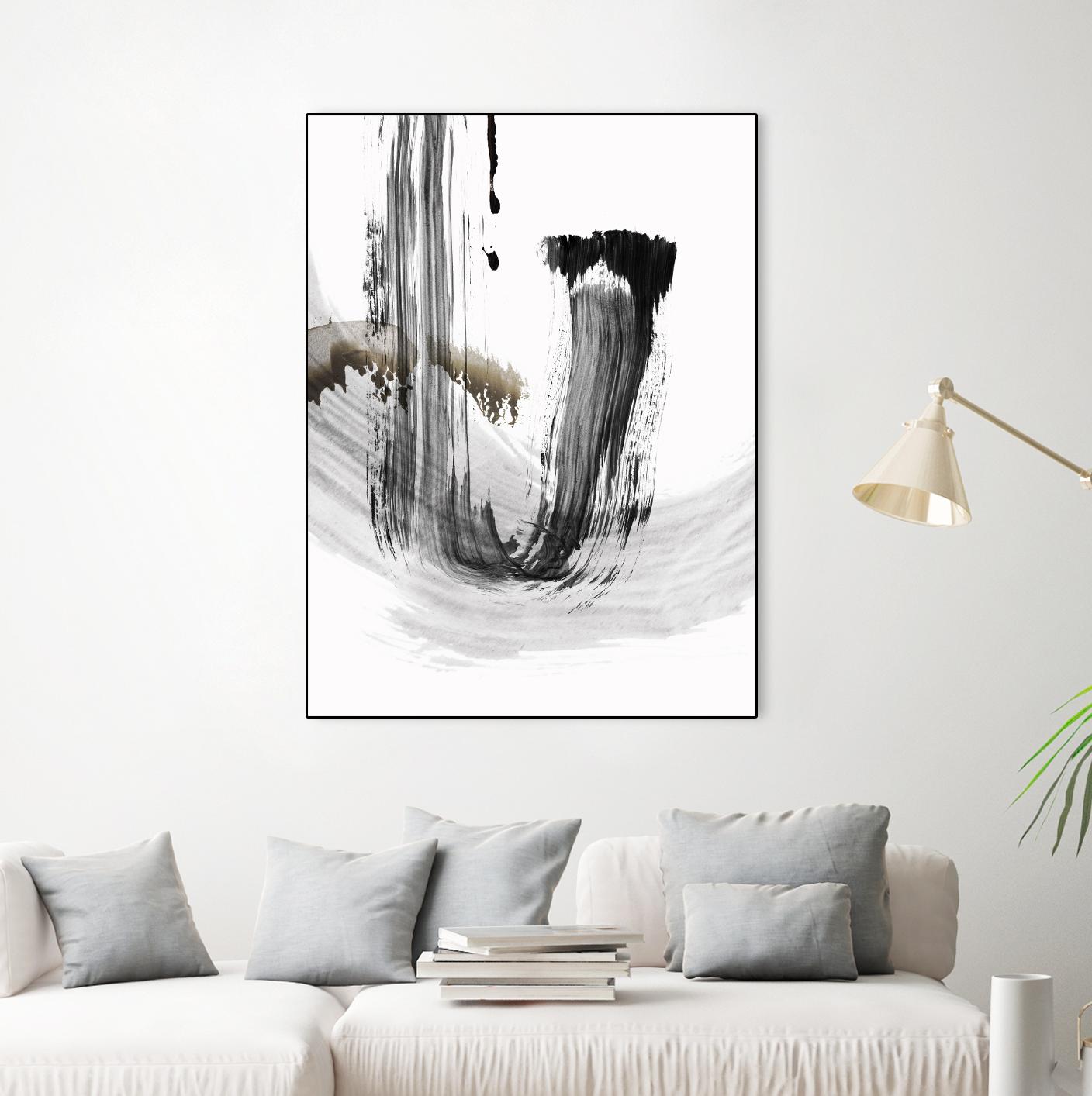 A Loner I by PI Studio on GIANT ART - grey abstract