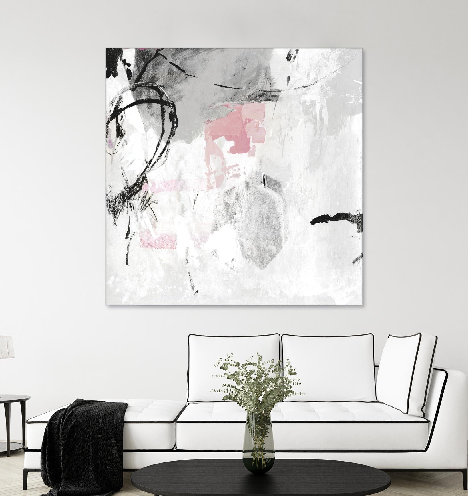 Gray Pink I by PI Studio on GIANT ART - white abstract