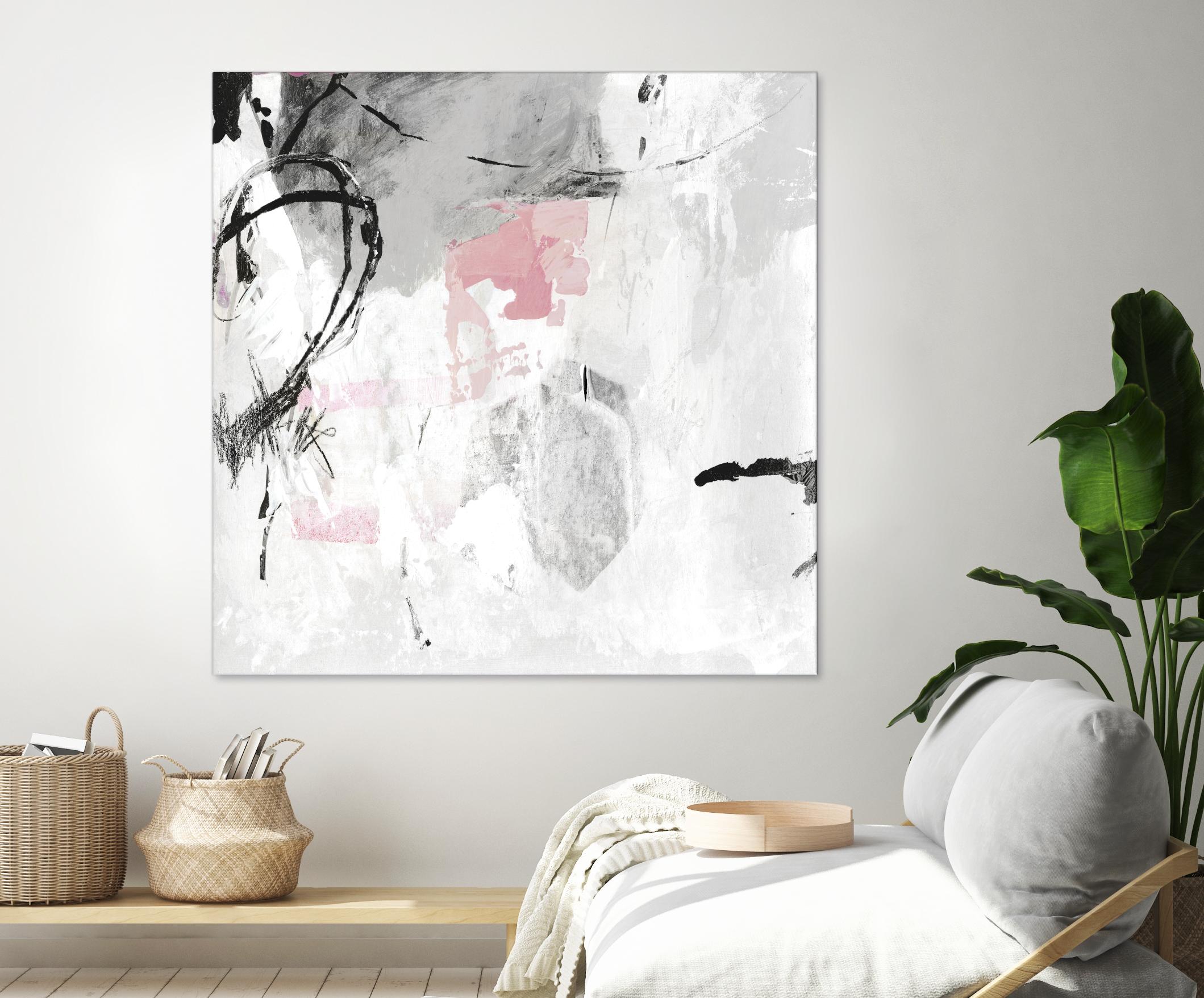 Gray Pink I by PI Studio on GIANT ART - white abstract