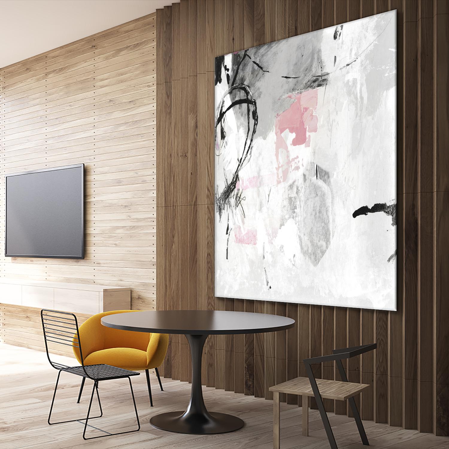 Gray Pink I by PI Studio on GIANT ART - white abstract