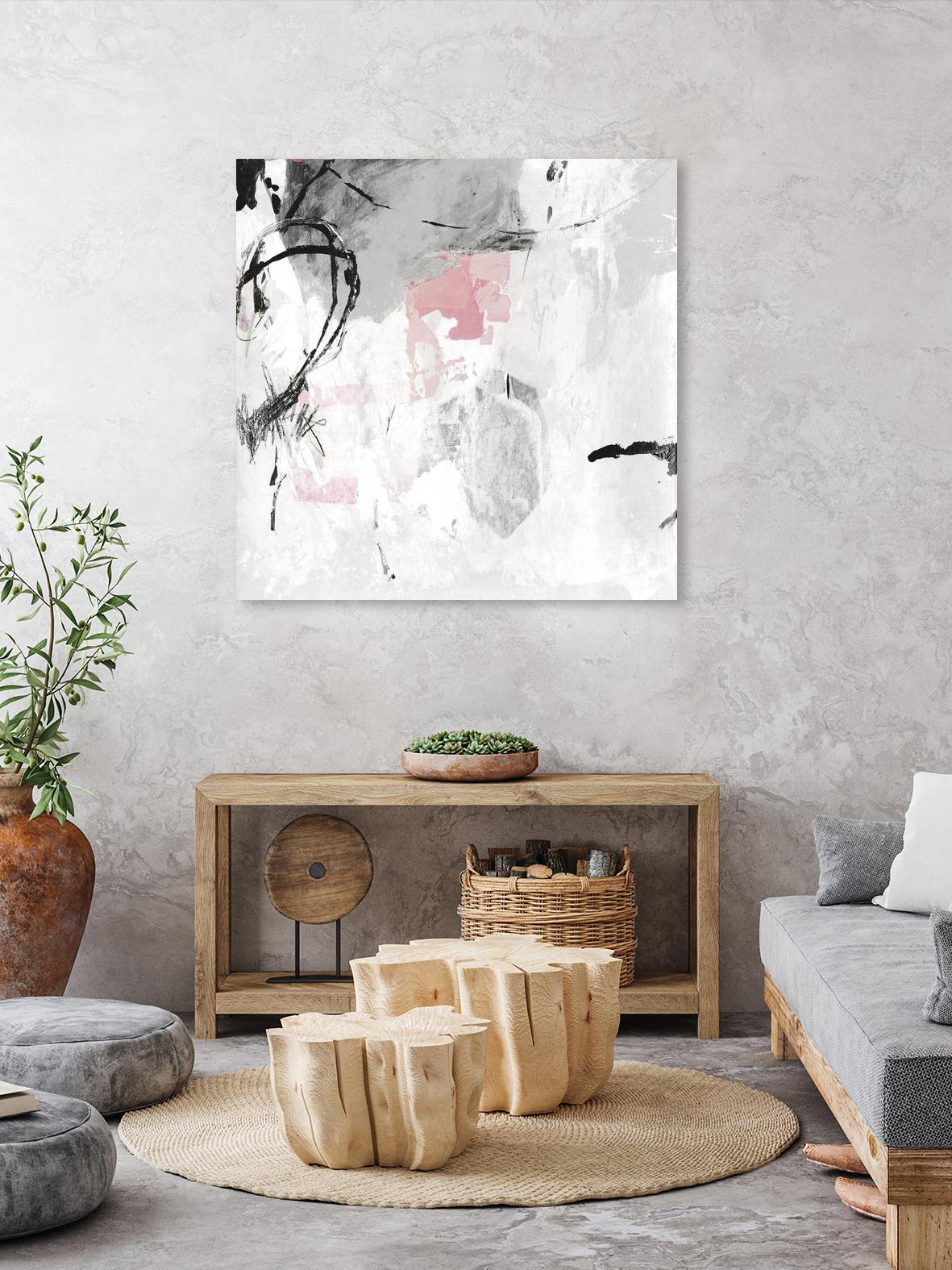 Gray Pink I by PI Studio on GIANT ART - white abstract