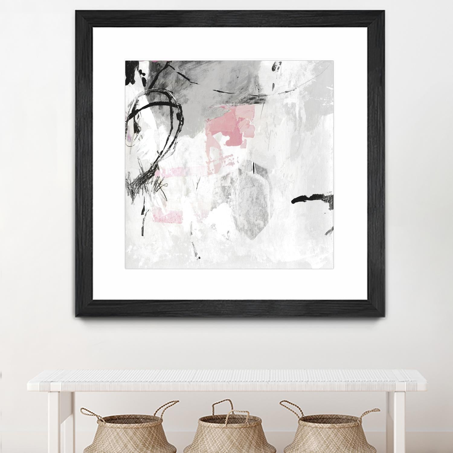 Gray Pink I by PI Studio on GIANT ART - white abstract