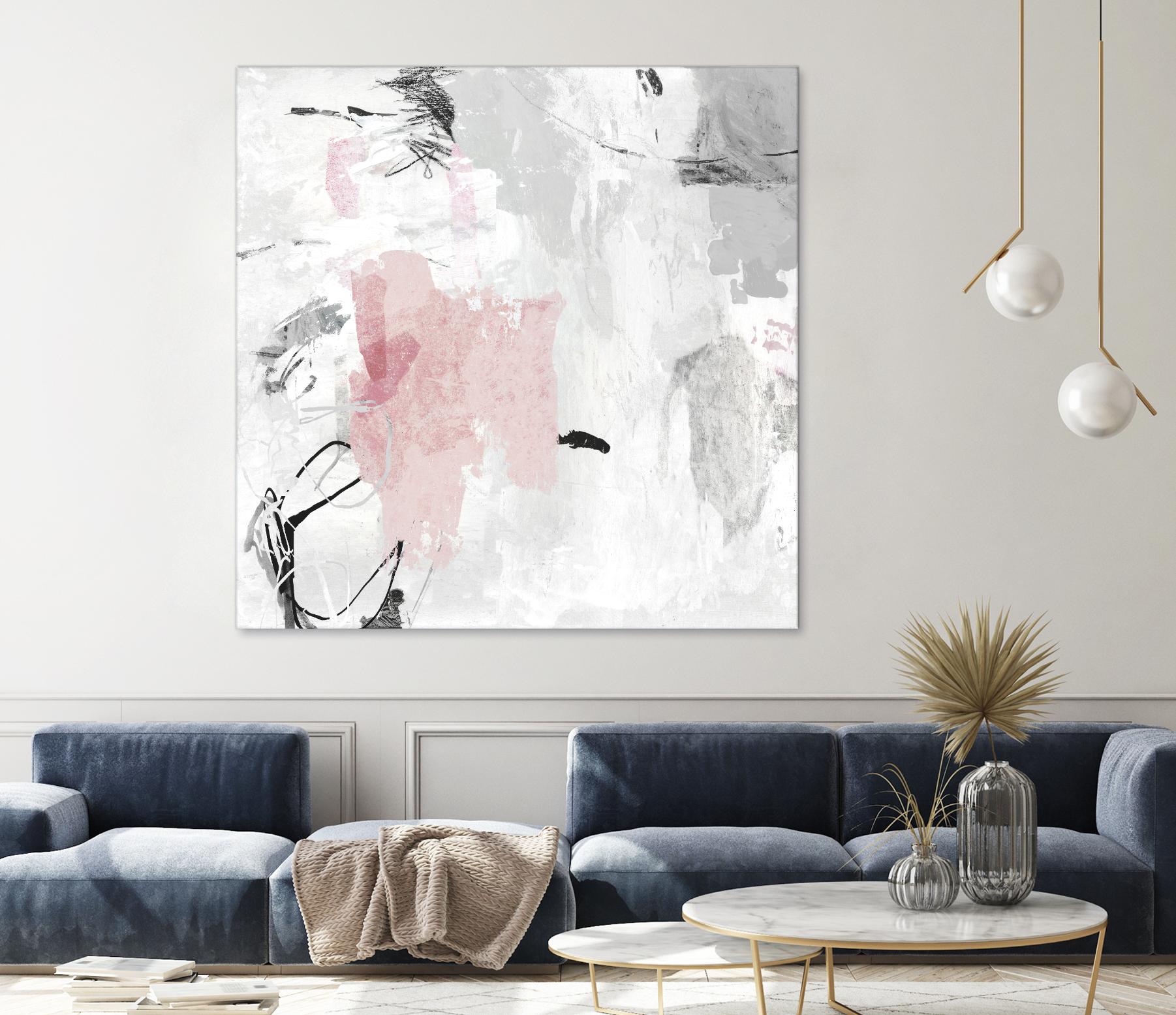 Gray Pink II by PI Studio on GIANT ART - pink abstract