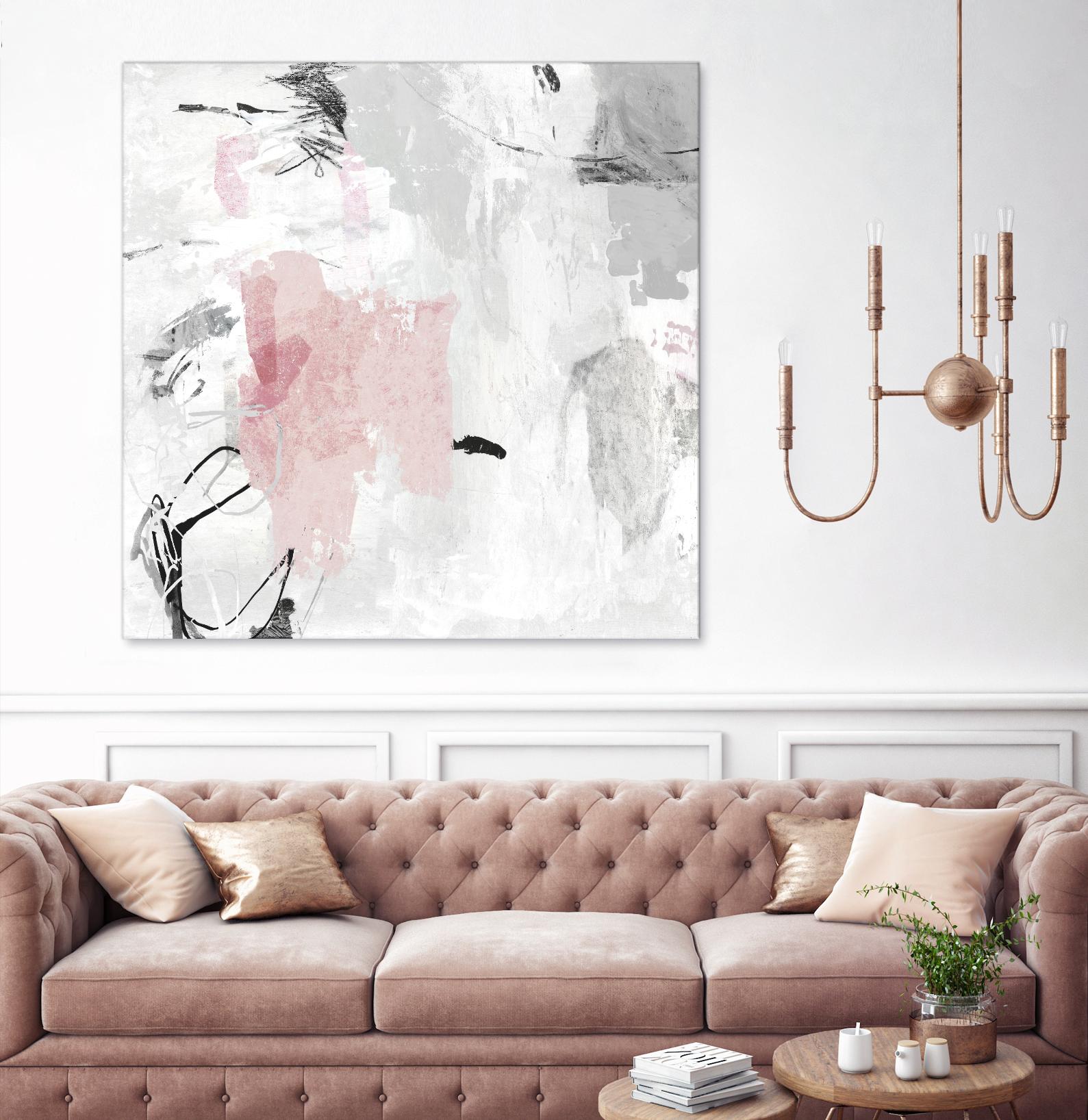 Gray Pink II by PI Studio on GIANT ART - pink abstract