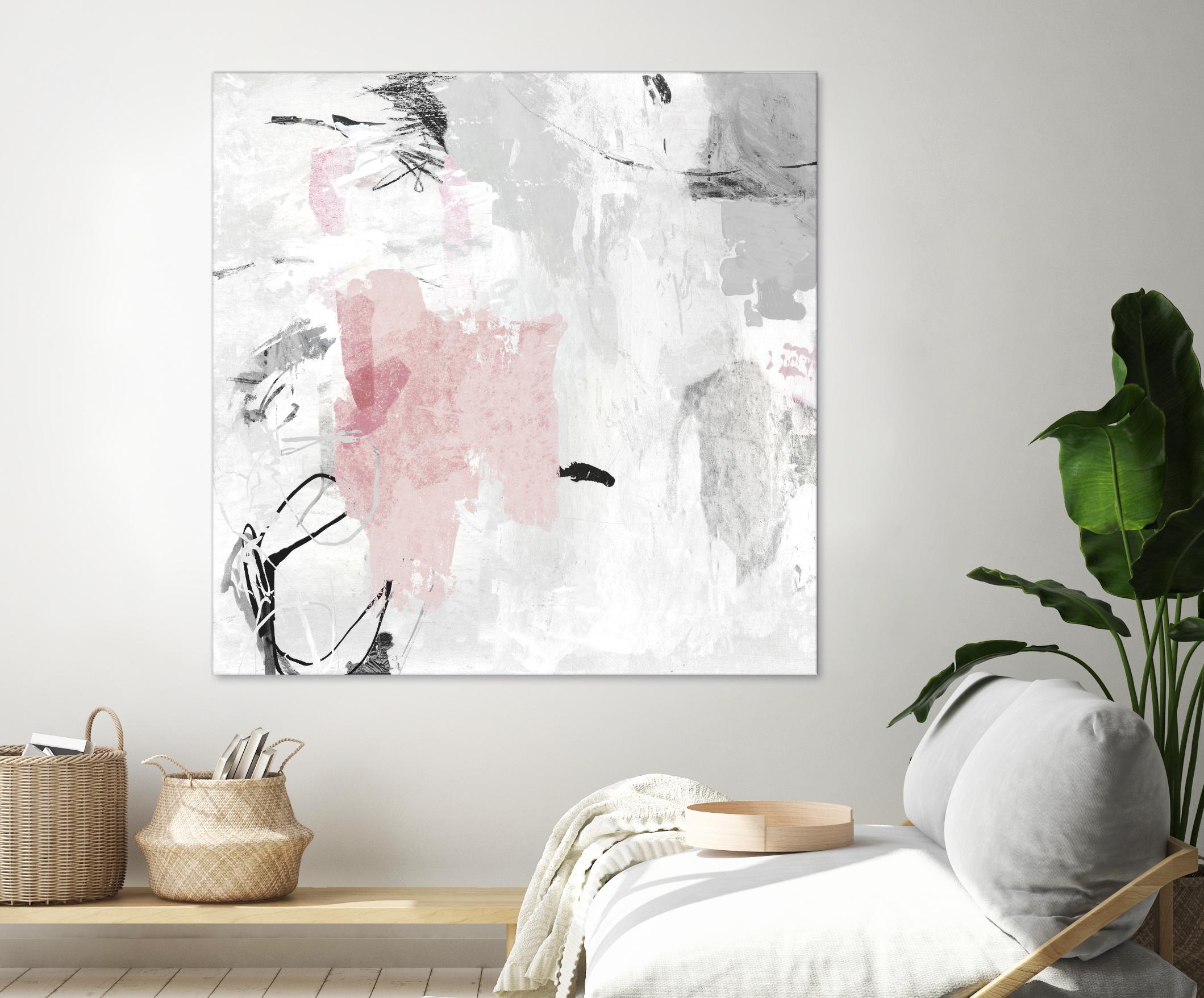 Gray Pink II by PI Studio on GIANT ART - pink abstract