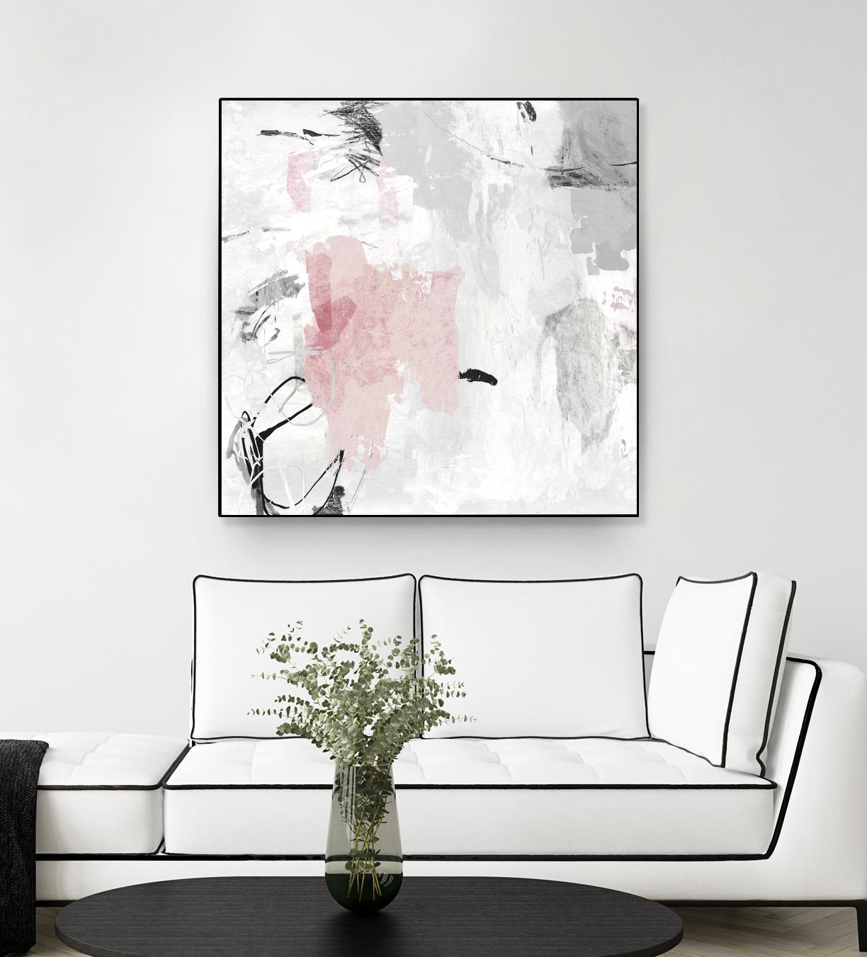 Gray Pink II by PI Studio on GIANT ART - pink abstract
