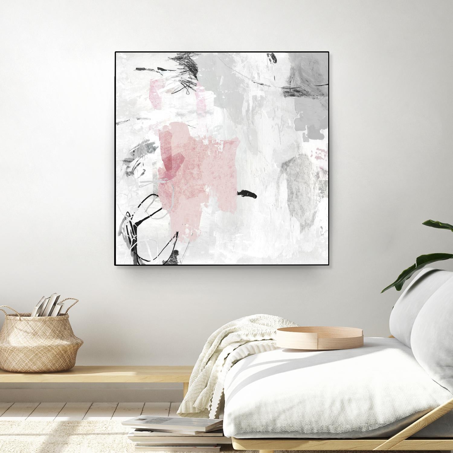 Gray Pink II by PI Studio on GIANT ART - pink abstract