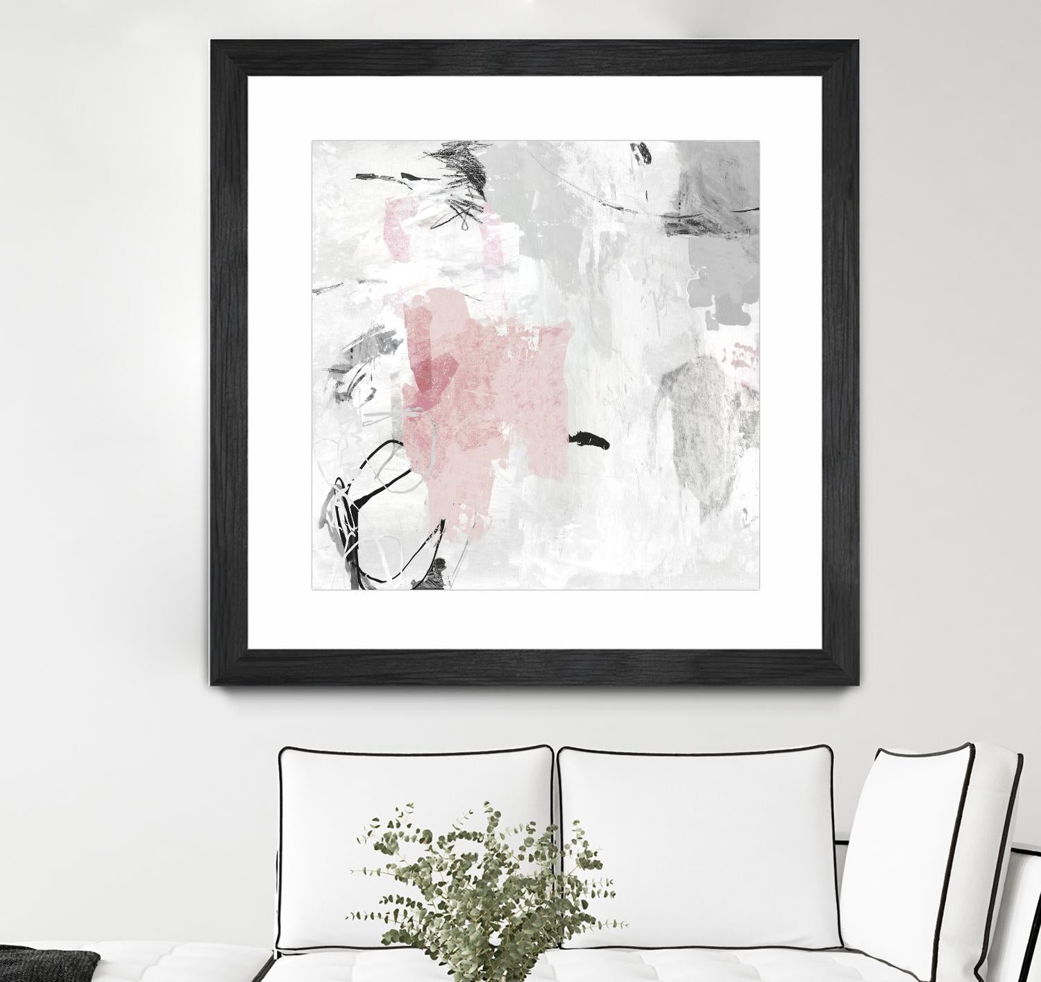 Gray Pink II by PI Studio on GIANT ART - pink abstract