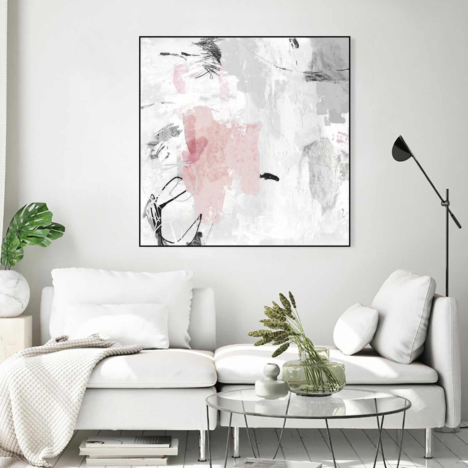 Gray Pink II by PI Studio on GIANT ART - pink abstract