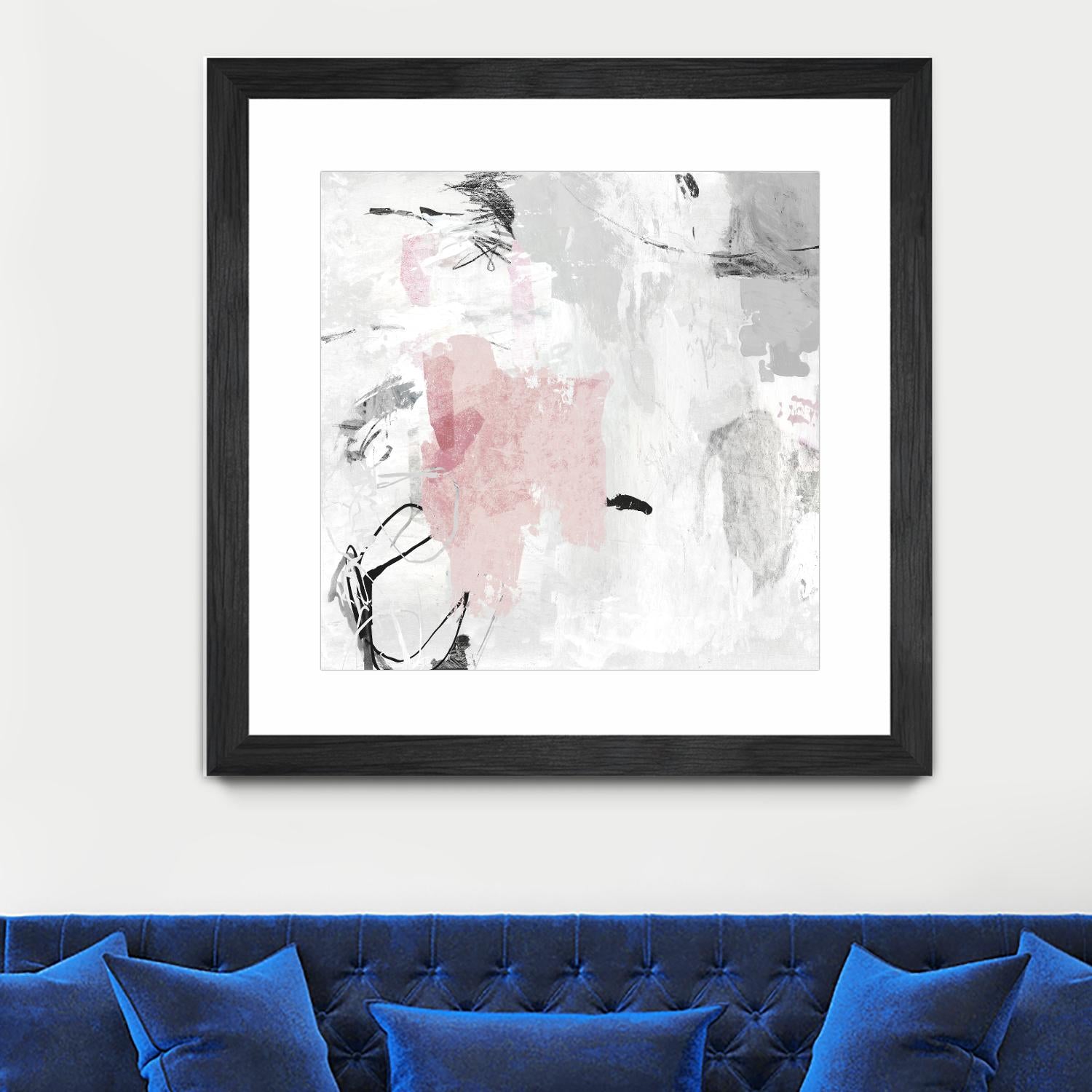Gray Pink II by PI Studio on GIANT ART - pink abstract