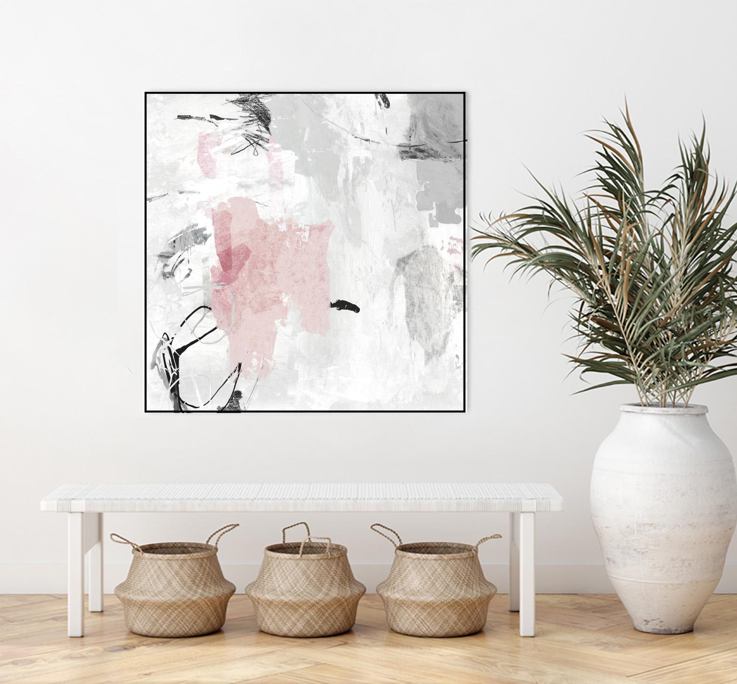 Gray Pink II by PI Studio on GIANT ART - pink abstract