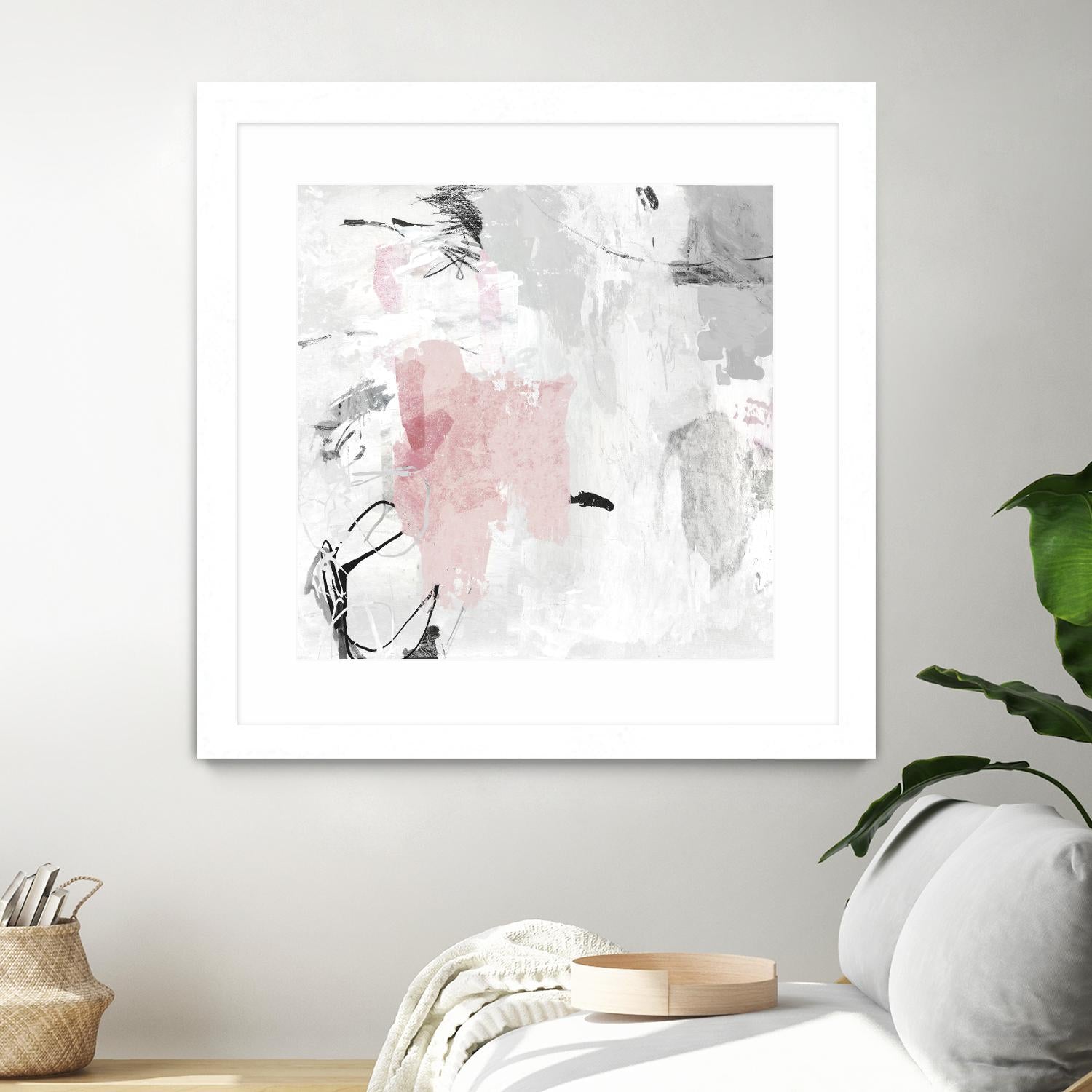 Gray Pink II by PI Studio on GIANT ART - pink abstract