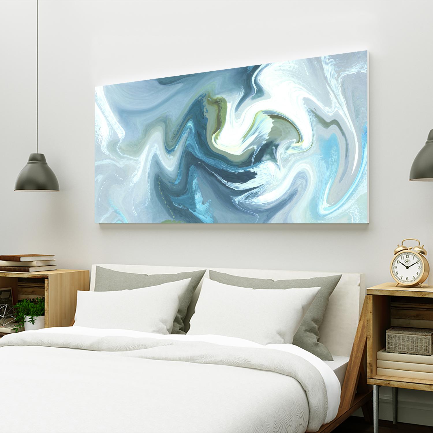 Blue Lake by PI Studio on GIANT ART - blue abstract