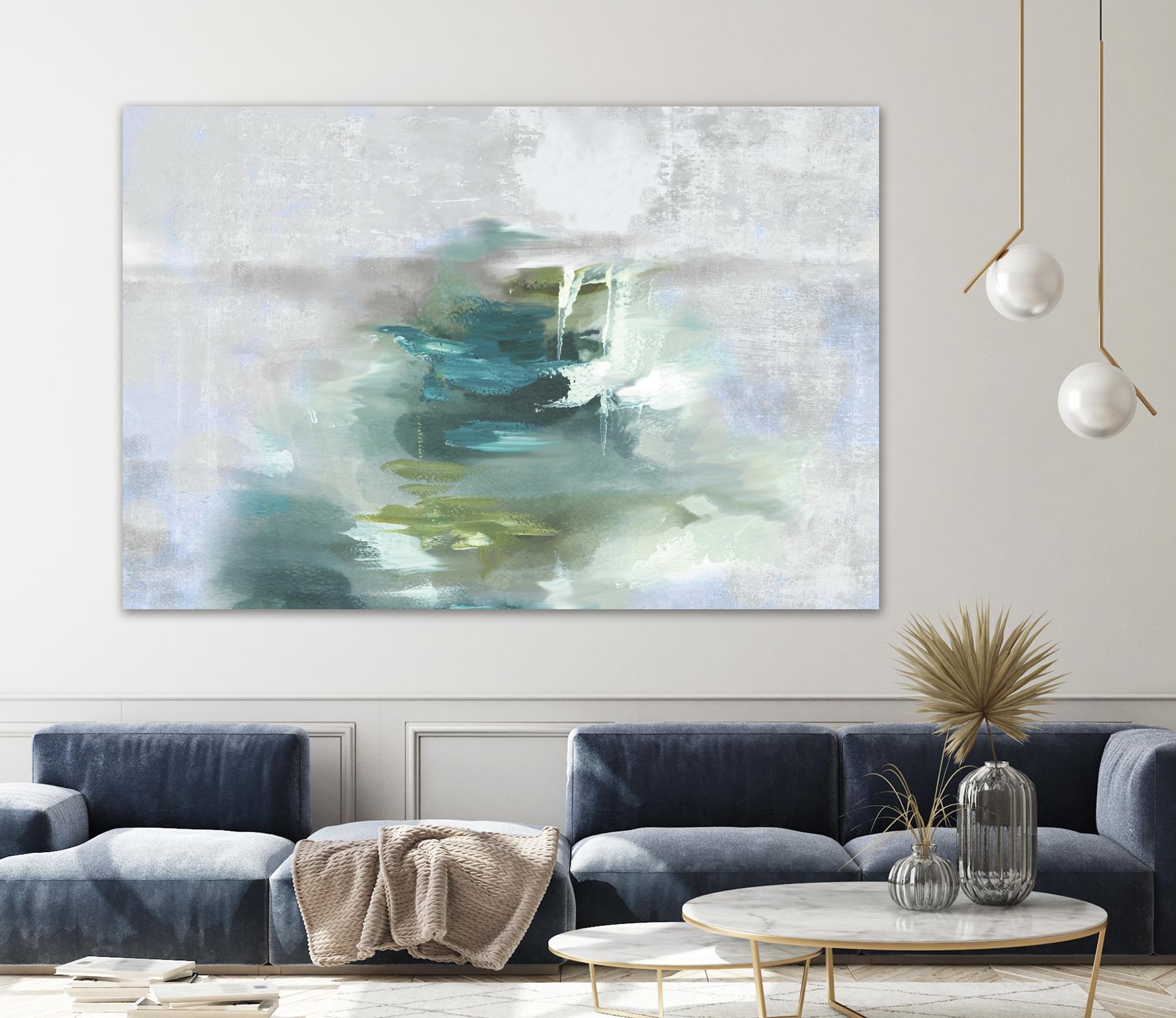 Sunset Glow I by PI Studio on GIANT ART - blue abstract