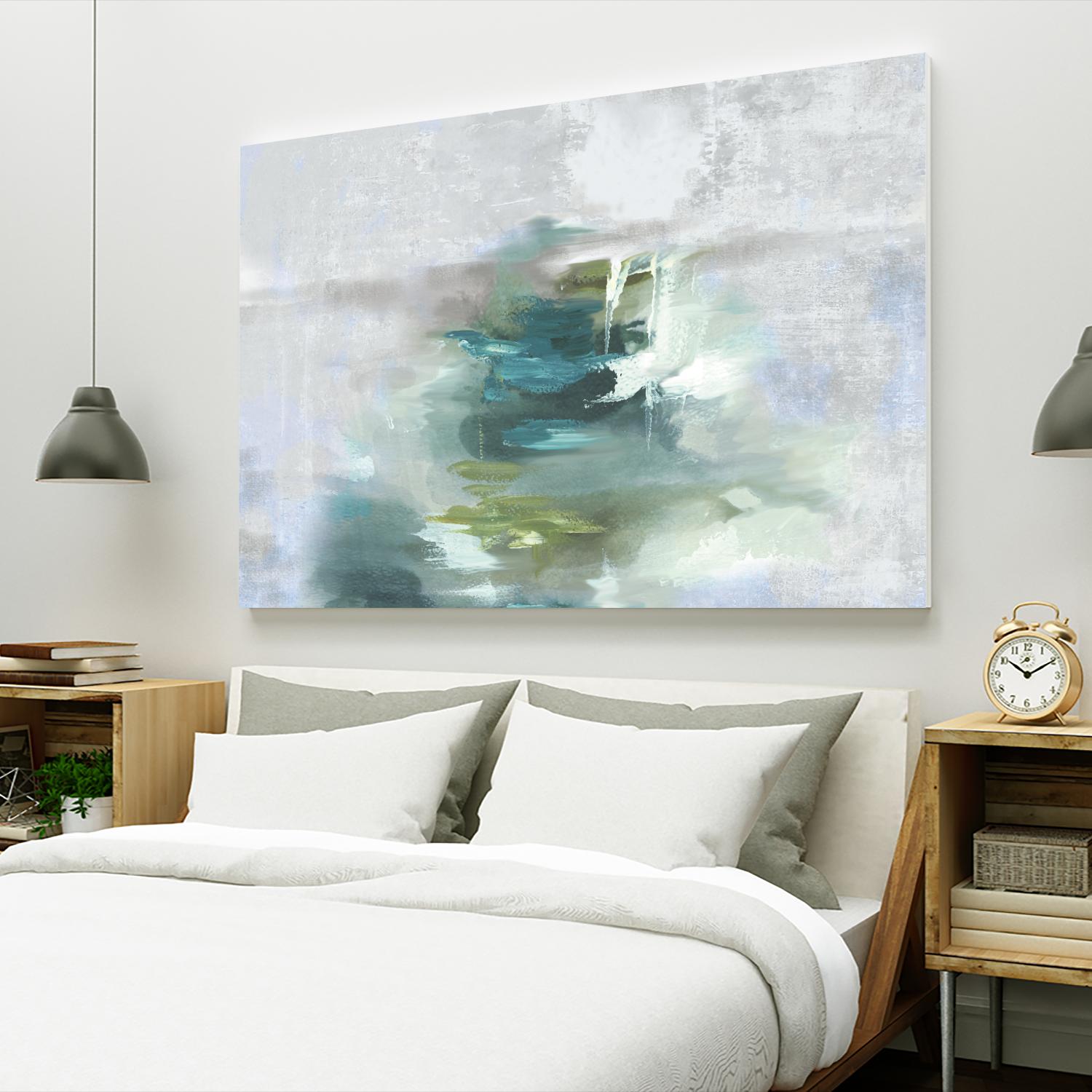 Sunset Glow I by PI Studio on GIANT ART - blue abstract