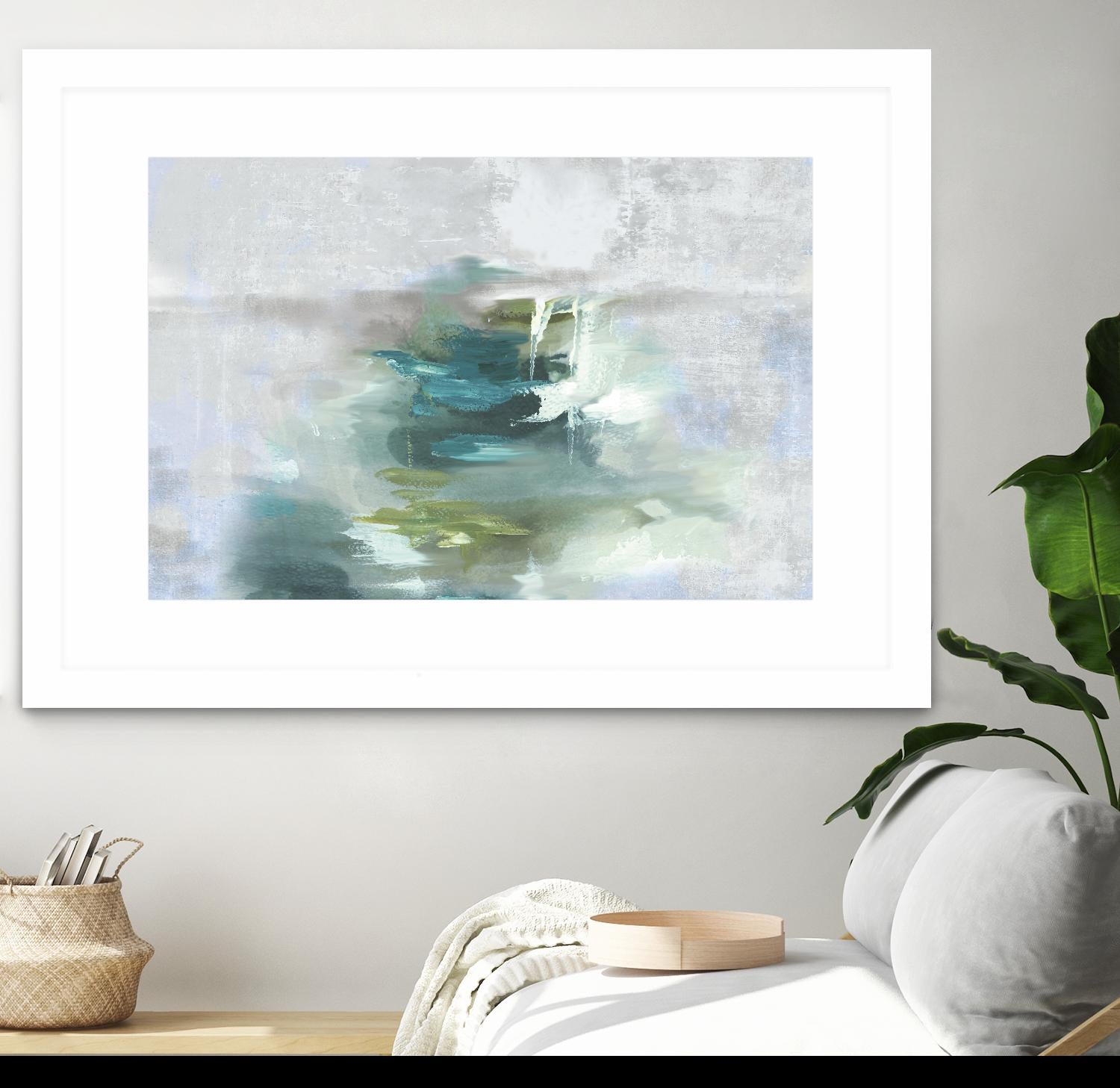 Sunset Glow I by PI Studio on GIANT ART - blue abstract