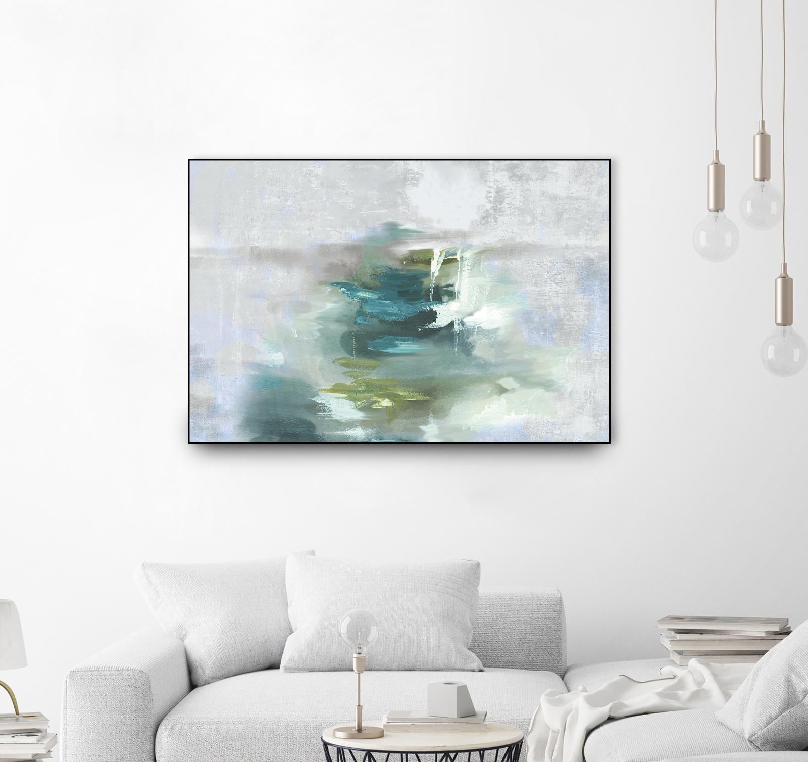 Sunset Glow I by PI Studio on GIANT ART - blue abstract