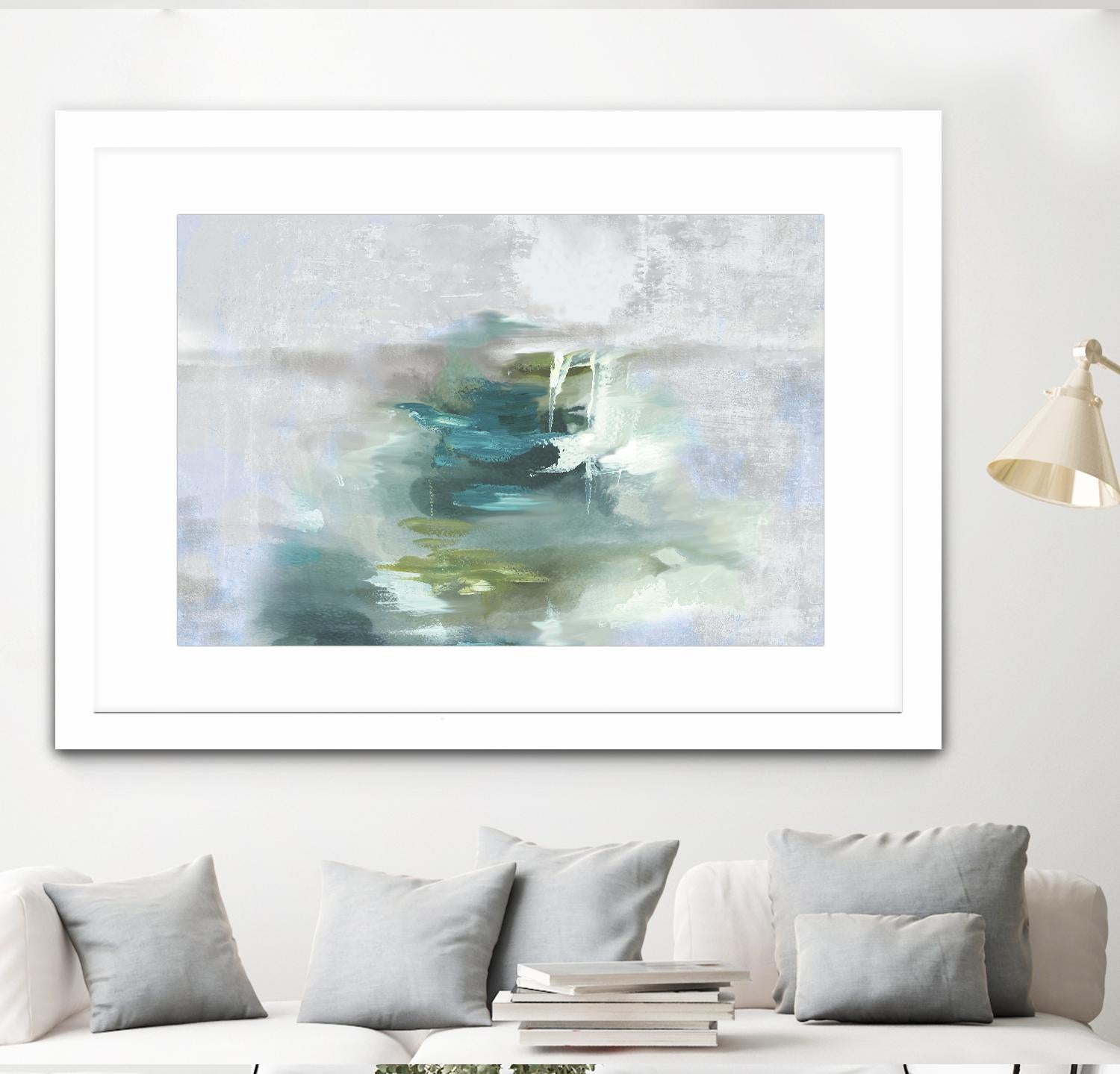 Sunset Glow I by PI Studio on GIANT ART - blue abstract