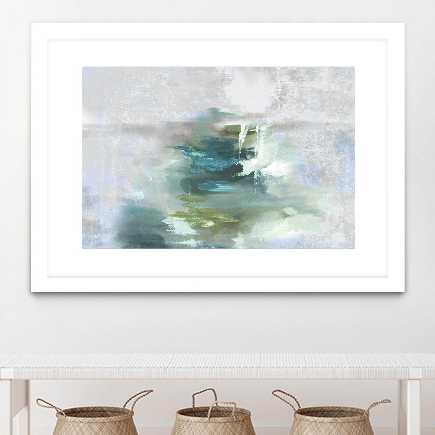 Sunset Glow I by PI Studio on GIANT ART - blue abstract