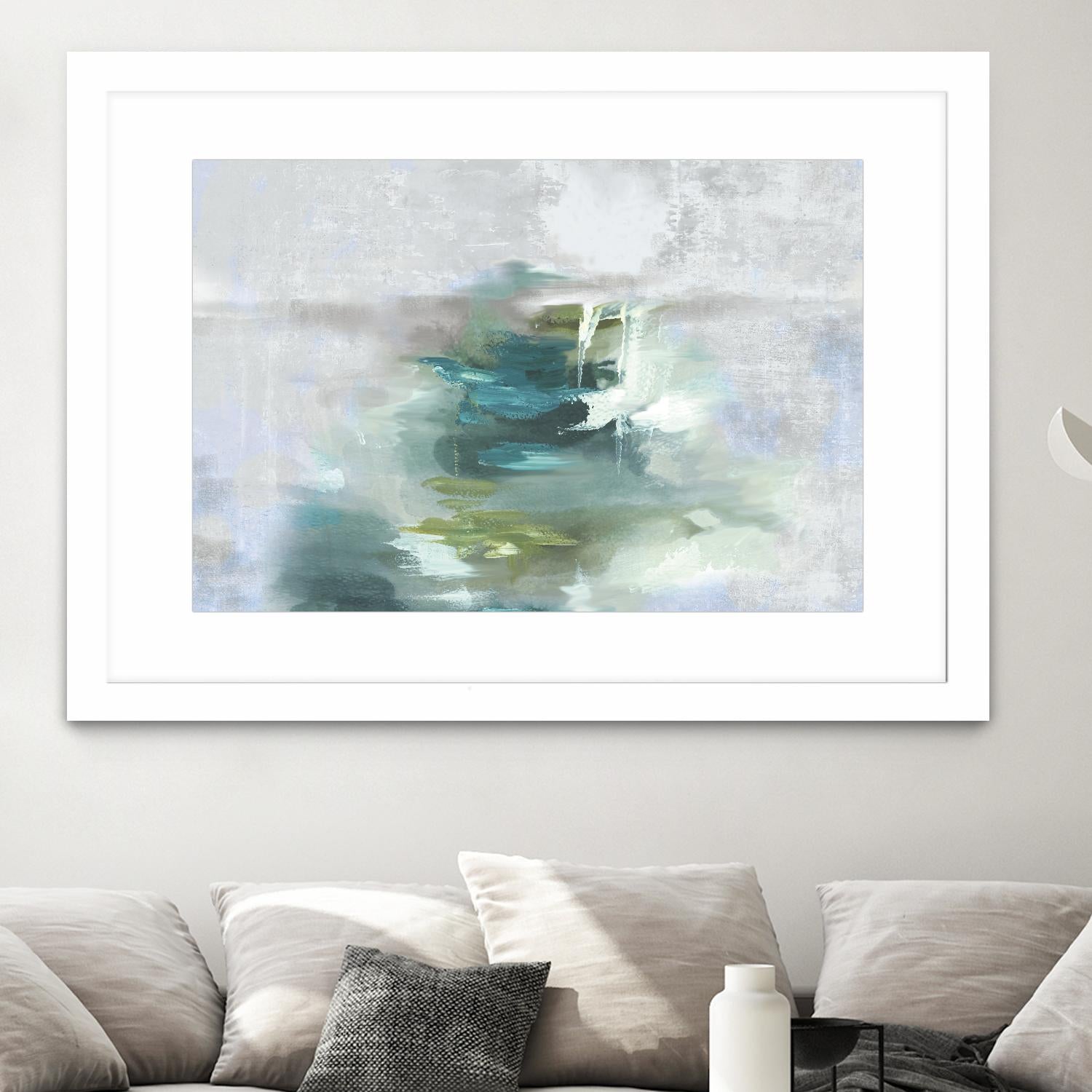 Sunset Glow I by PI Studio on GIANT ART - blue abstract