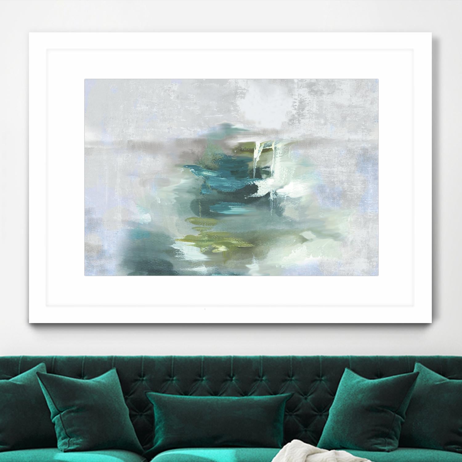 Sunset Glow I by PI Studio on GIANT ART - blue abstract