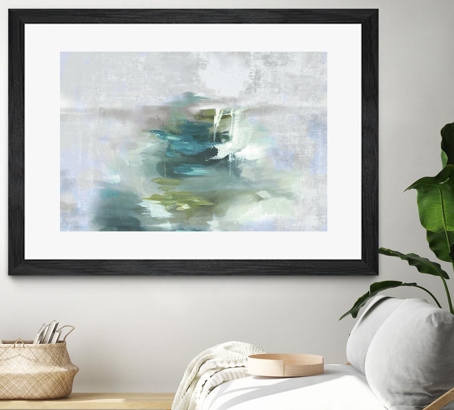 Sunset Glow I by PI Studio on GIANT ART - blue abstract