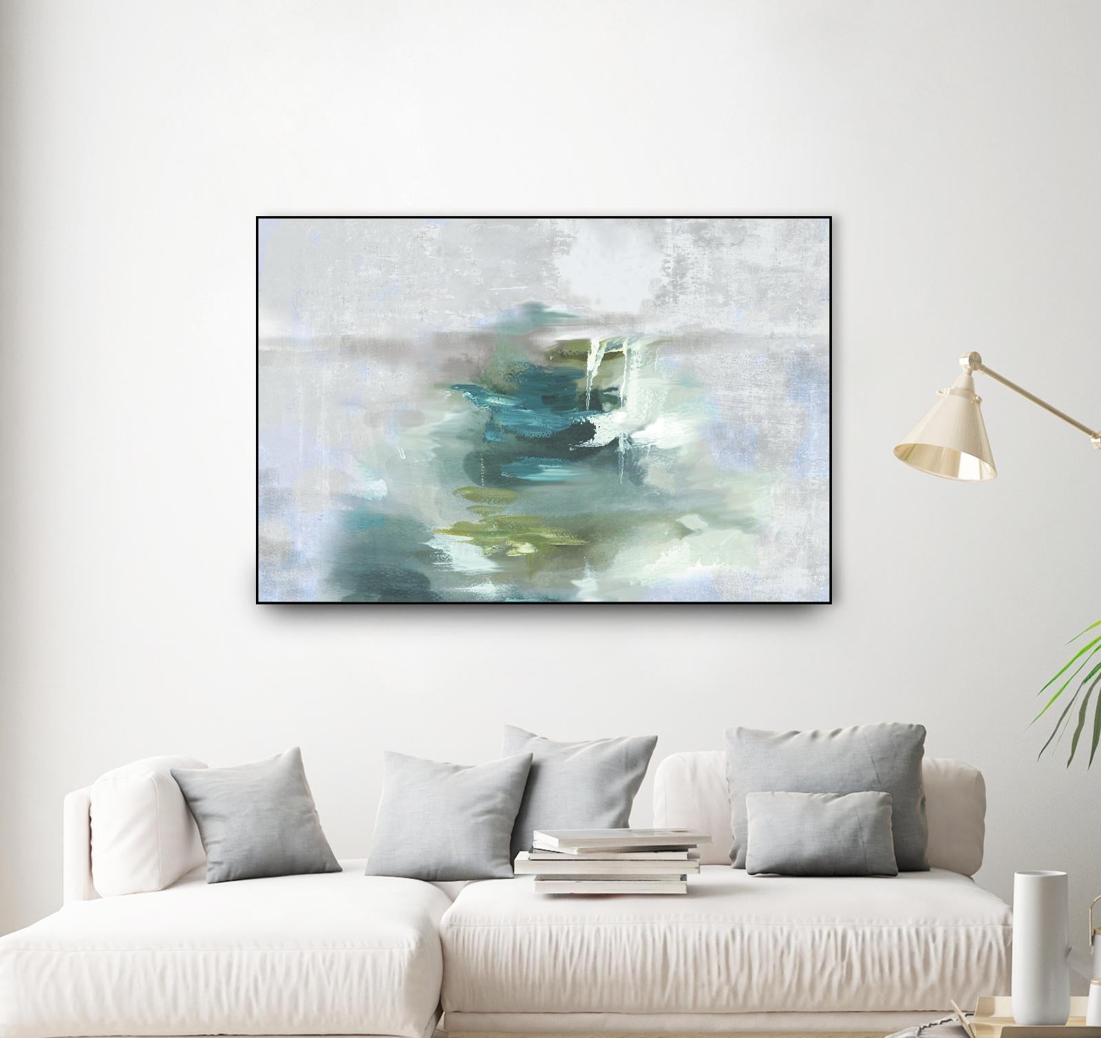 Sunset Glow I by PI Studio on GIANT ART - blue abstract