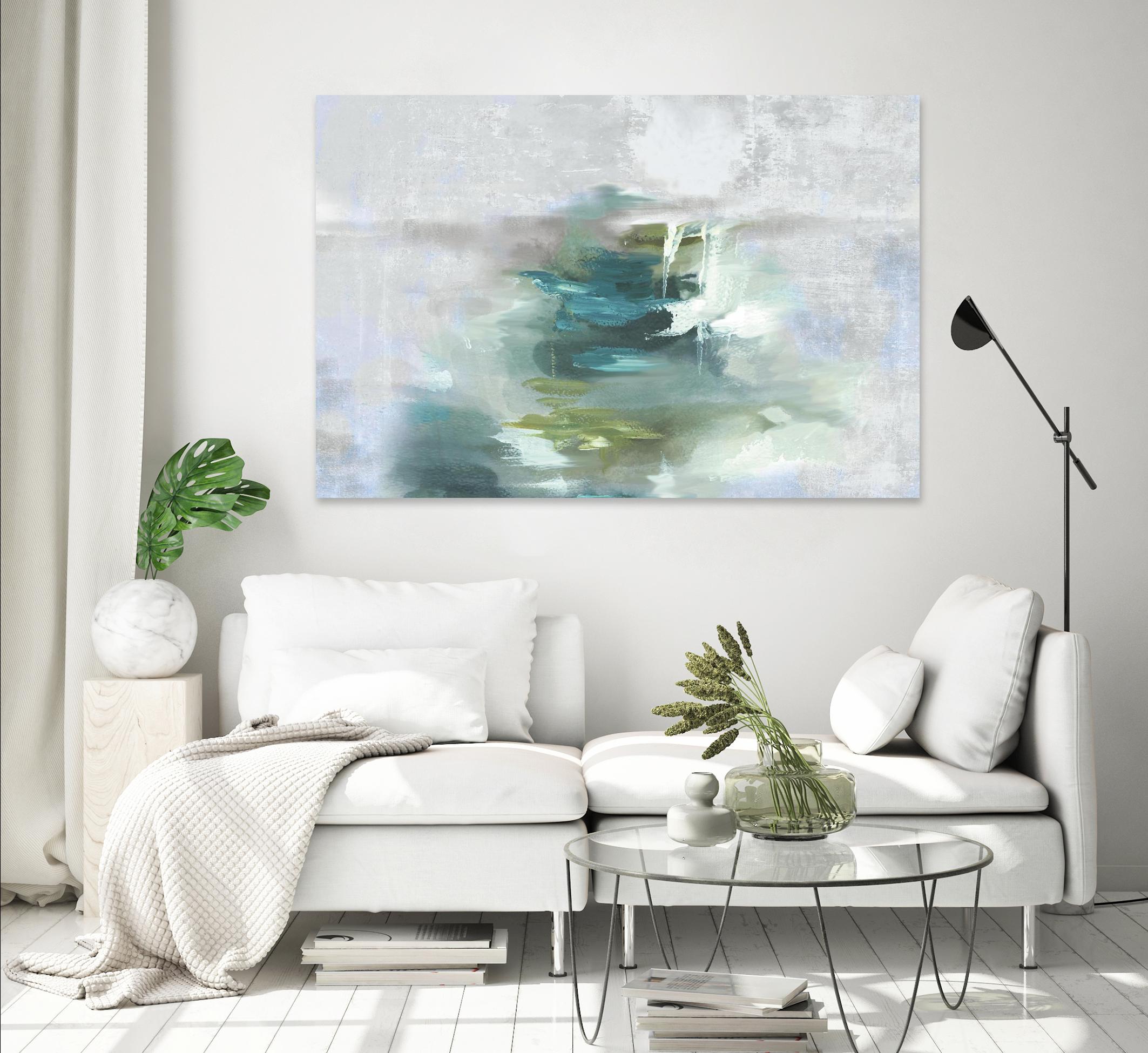 Sunset Glow I by PI Studio on GIANT ART - blue abstract