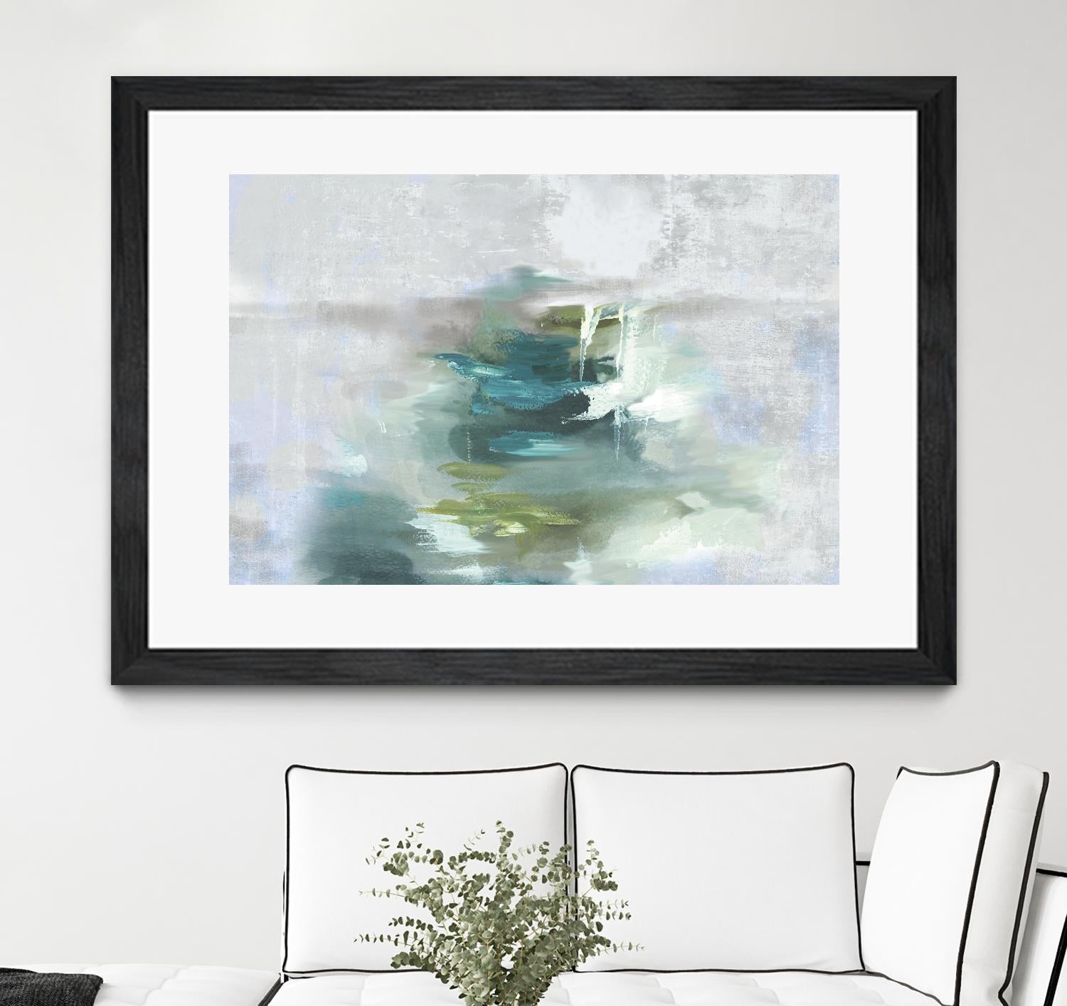 Sunset Glow I by PI Studio on GIANT ART - blue abstract